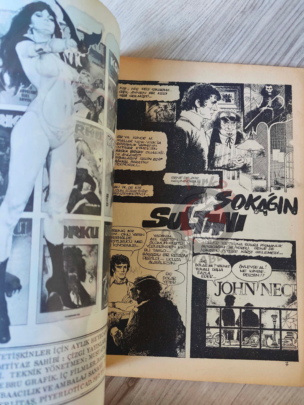 Korku May 1975 Turkish Comic Turkey Vampirella #37 Warren Creepy Eerie