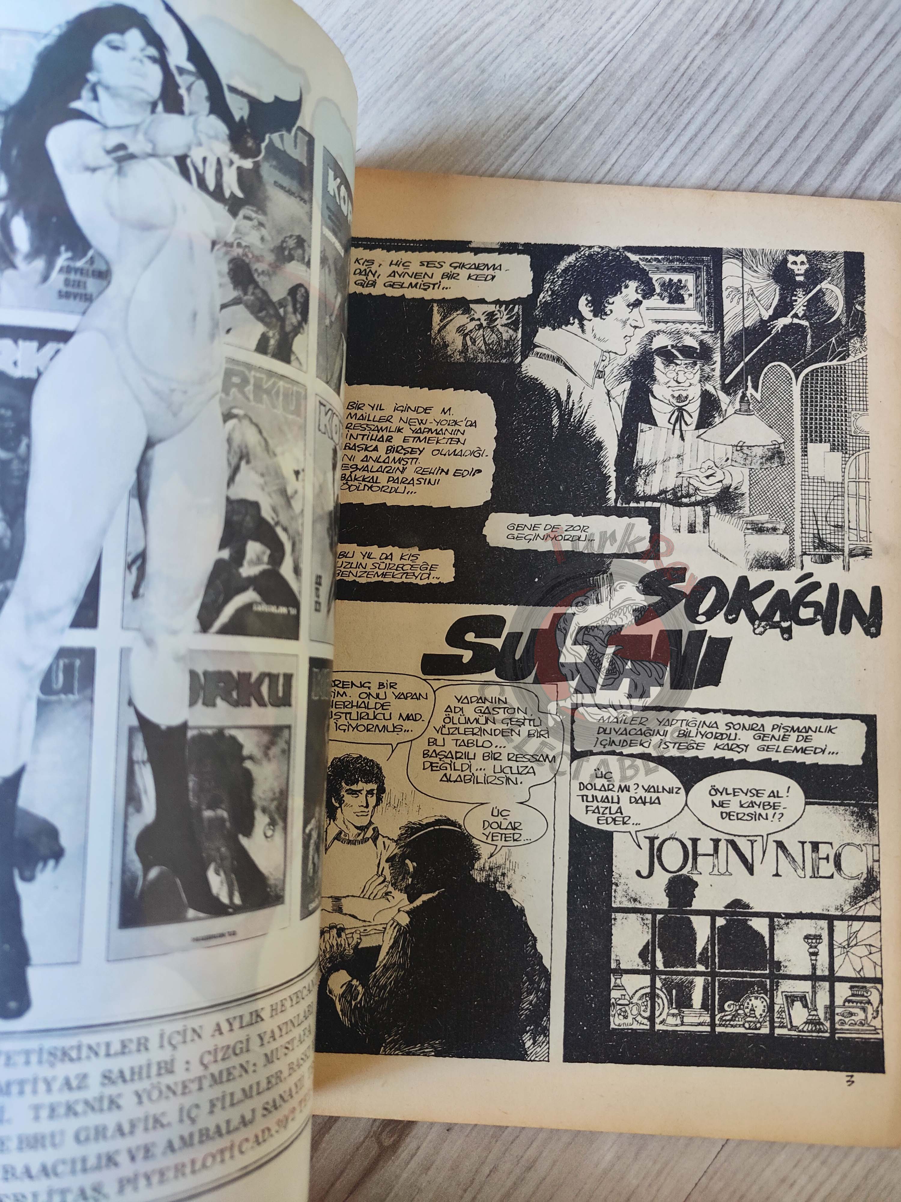 Korku May 1975 Turkish Comic Turkey Vampirella #37 Warren Creepy Eerie