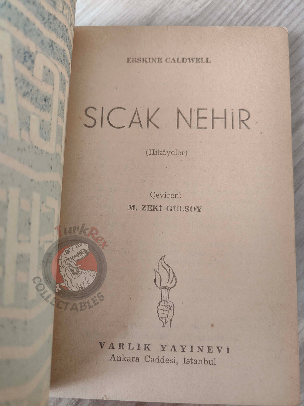 Erskine Caldwell – We Are the Living 1953 1st Turkish Book Turkey