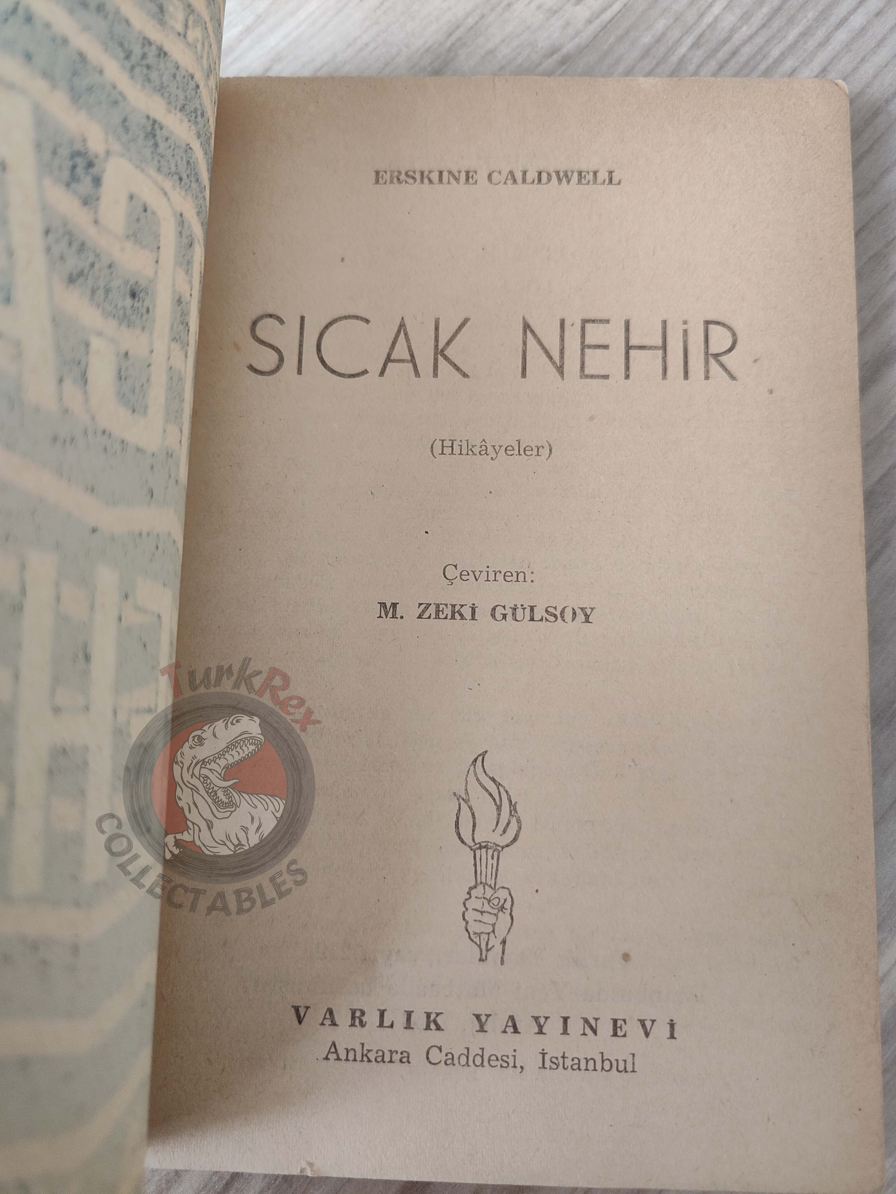 Erskine Caldwell – We Are the Living 1953 1st Turkish Book Turkey