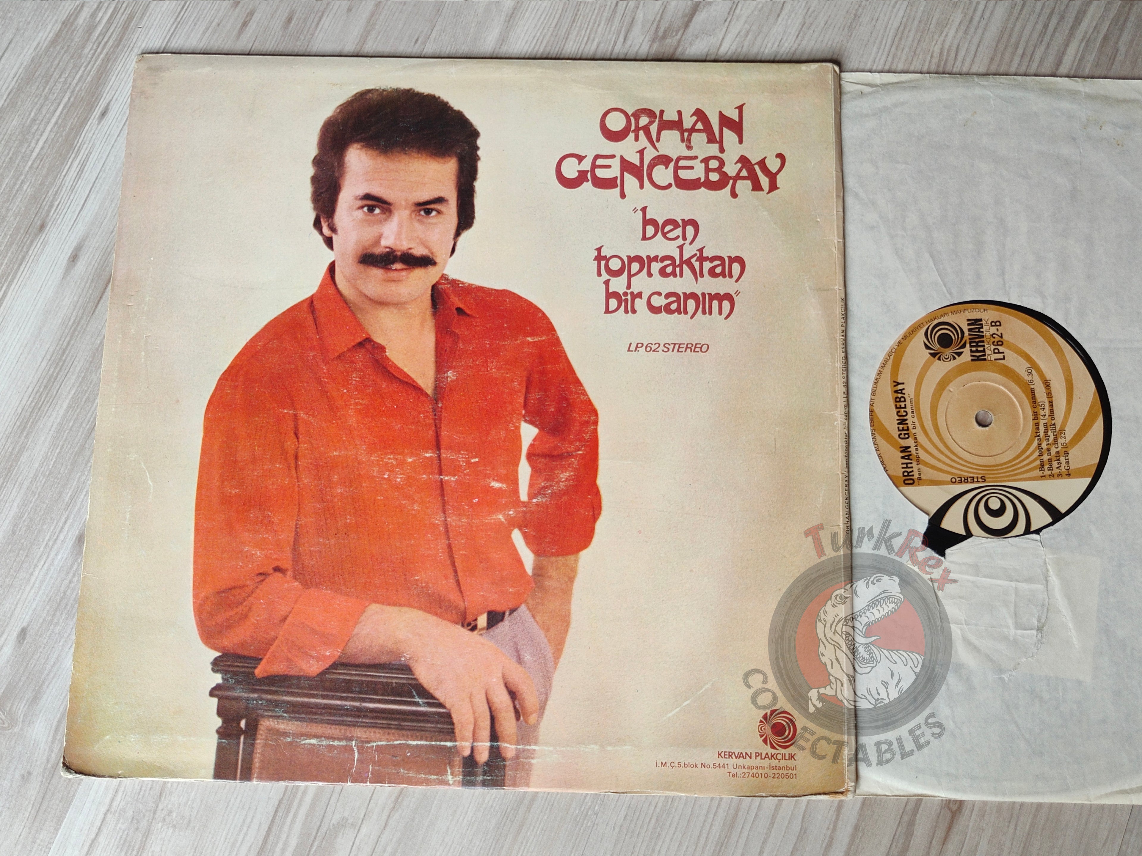 Orhan Gencebay – Ben Topraktan Bir Canım Turkish Pressing Vinyl Turkey Edition