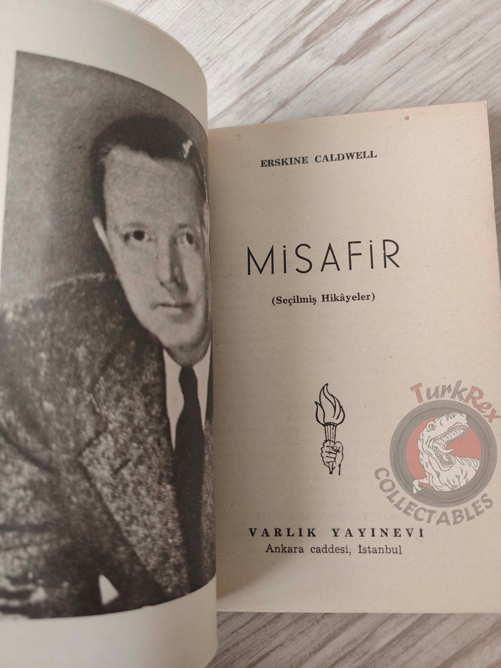 Erskine Caldwell – American Earth 1953 1st Turkish Book Turkey