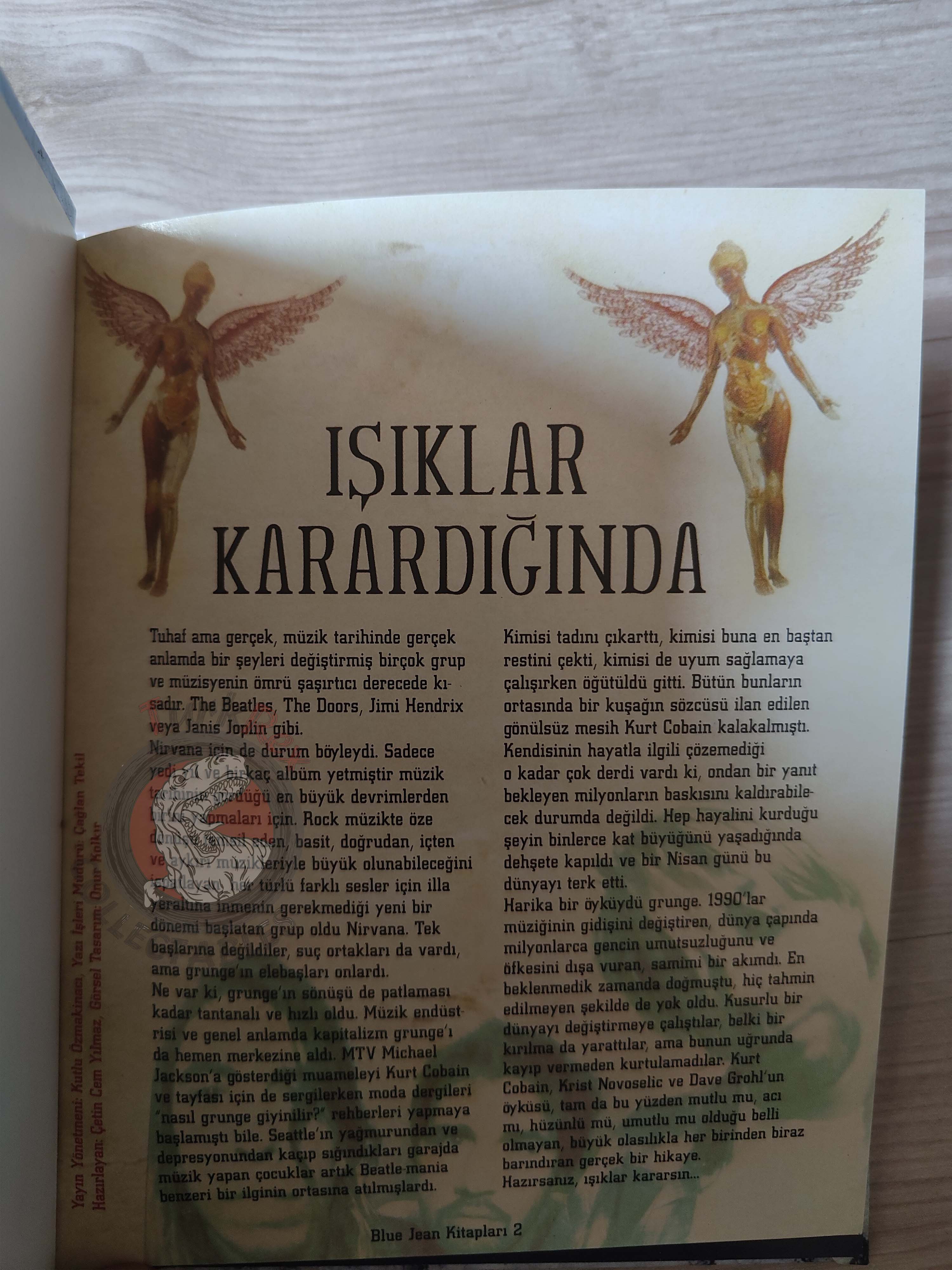 Nirvana Biography Book 2007 HC 1st by Turkish Writer Book Turkey
