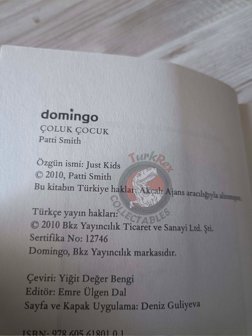 Patti Smith – Just Kids 2010 Turkish Book Turkey