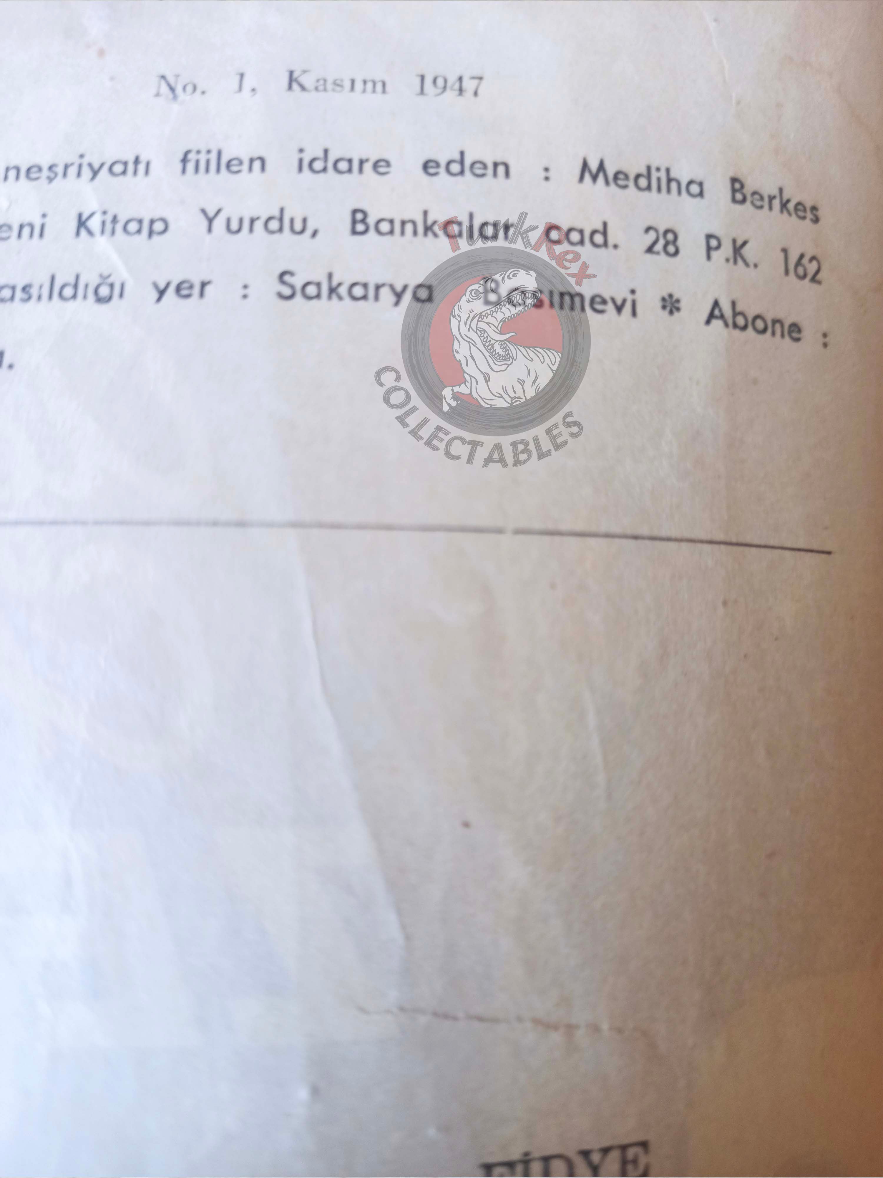 Agatha Christie & Pearl S. Buck 1947 Turkish Book Turkey