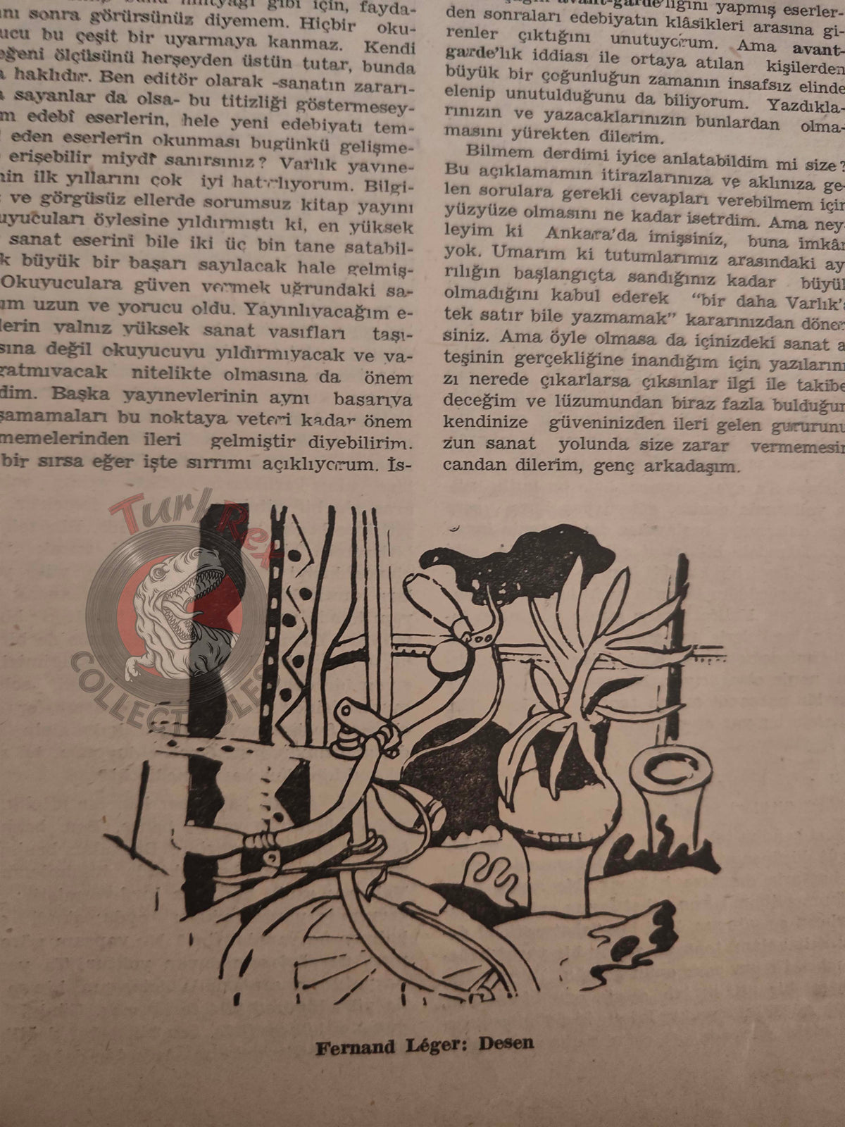 Varlık 1957 Pablo Picasso Turkish Literary Mag Turkey Fernand Léger Auguste Rodin