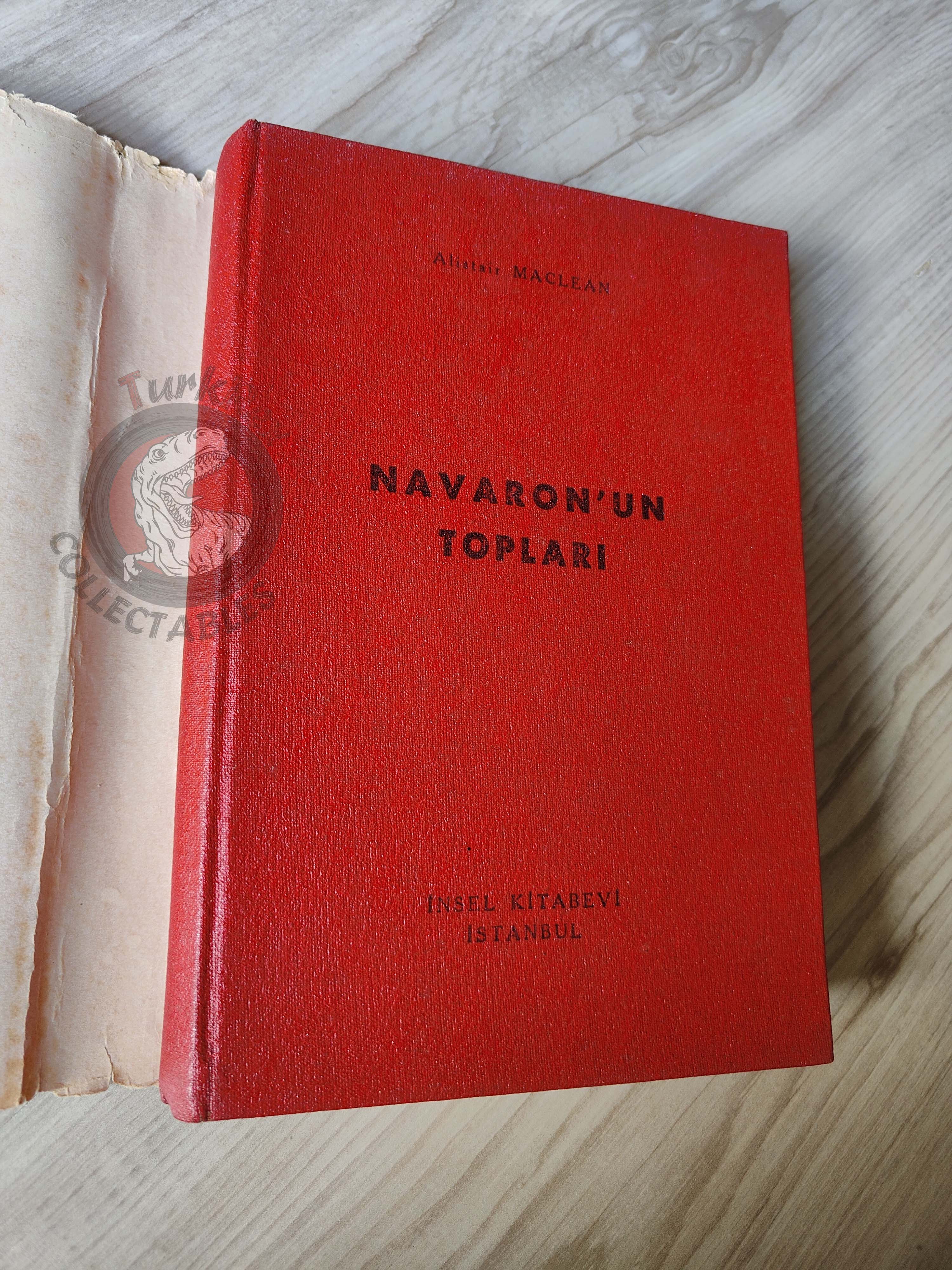 Alistair MacLean – The Guns of Navarone 1963 HC/DJ 1st Turkish Book Turkey