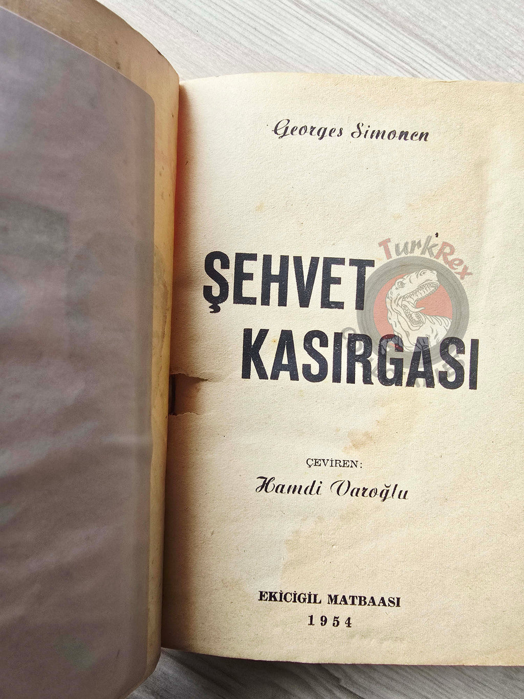 Georges Simenon – Le Testament Donadieu 1954 1st Turkish Book Turkey