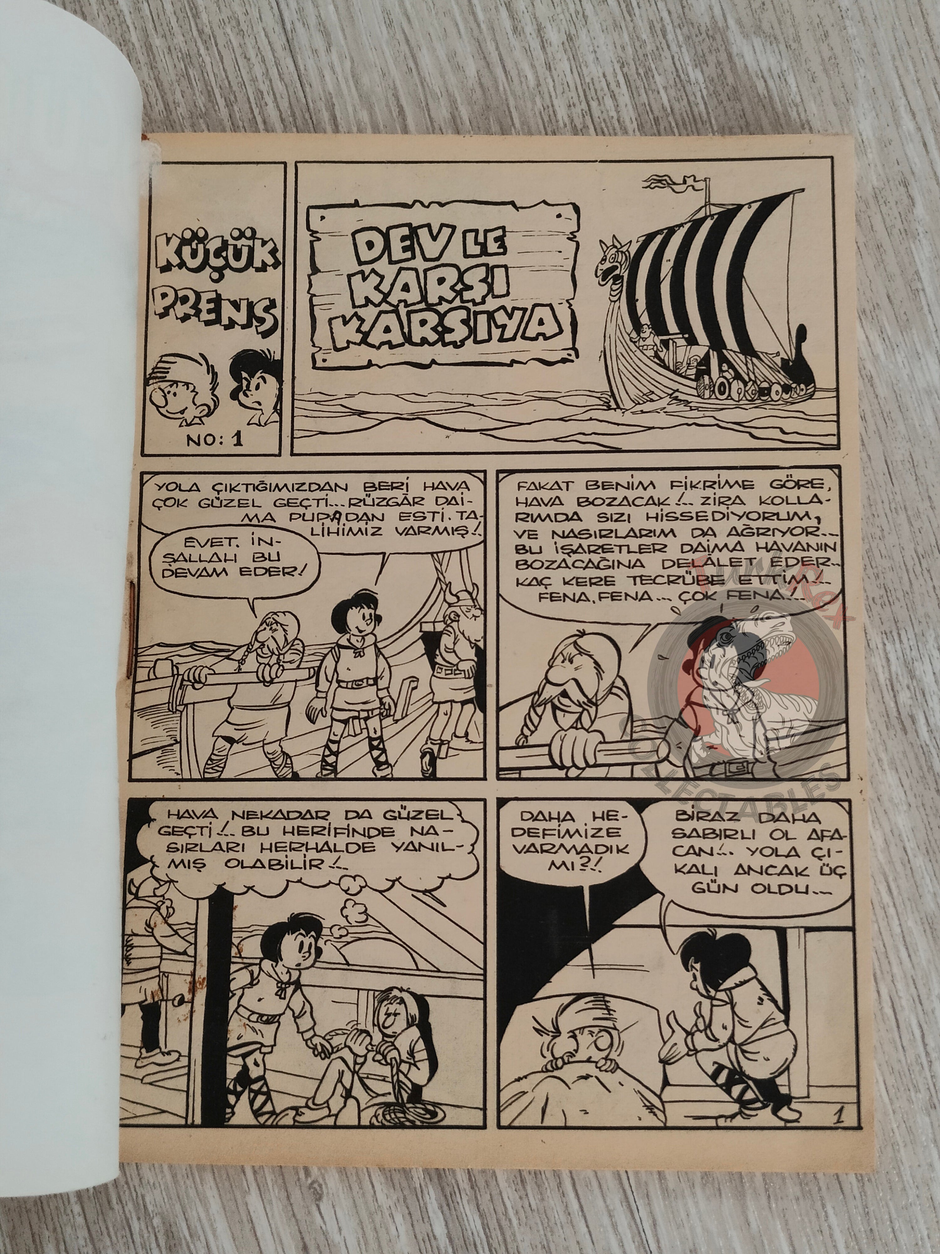 Johan et Pirlouit #1 1984 Turkish Comic Turkey La Source des Dieux #6