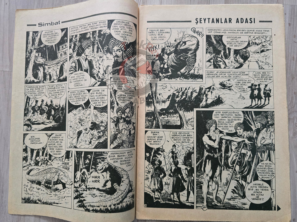 Doğan Kardeş 1971 Magazine #27 Turkish Comic Turkey Sinbad the Sailor Gulliver’s Travels Sibylline