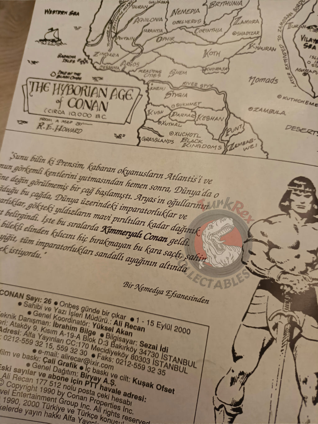 Kral Conan #26 The Barbarian #239 #240 Turkish Comic Turkey SSOC #89