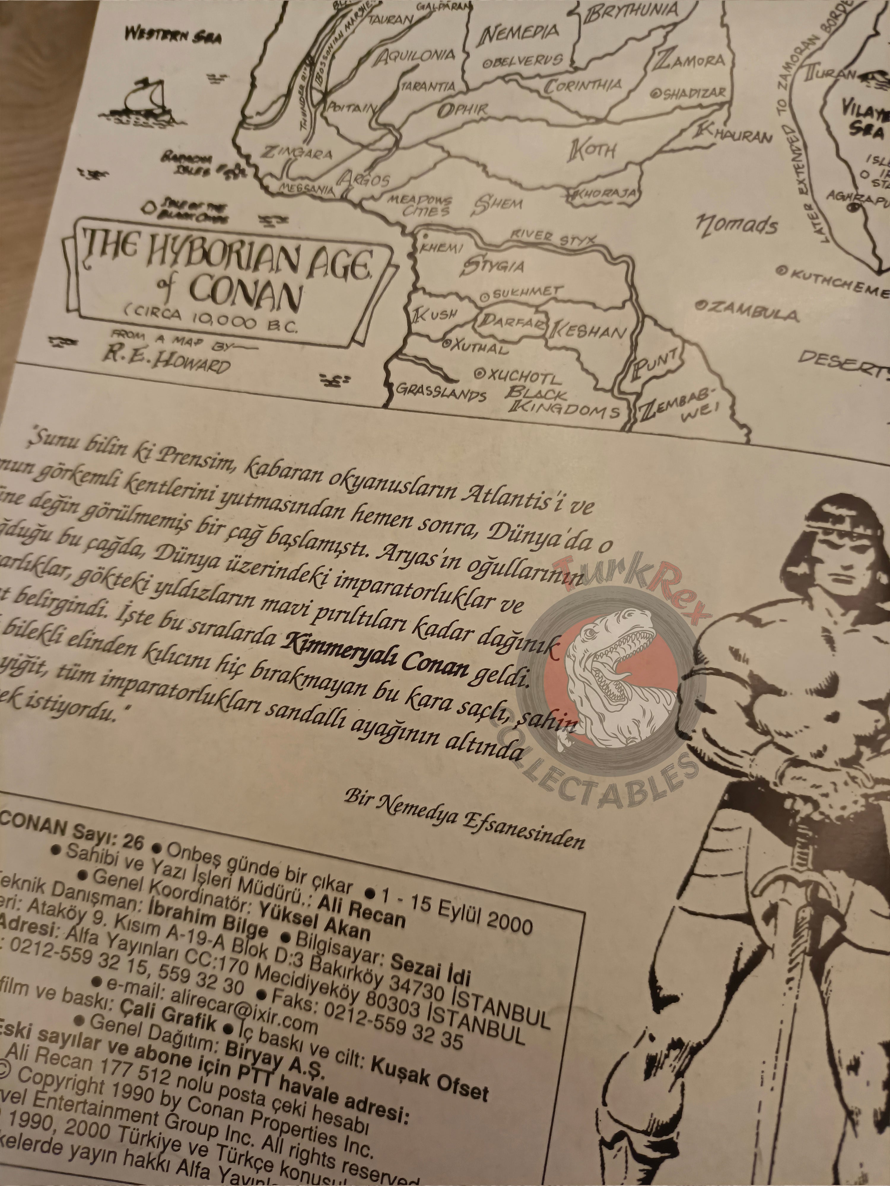 Kral Conan #26 The Barbarian #239 #240 Turkish Comic Turkey SSOC #89