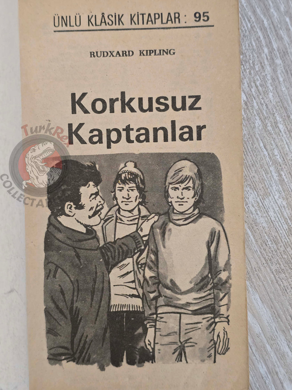 Rudyard Kipling – Captains Courageous 1980s Turkish Book Turkey  Illustrated