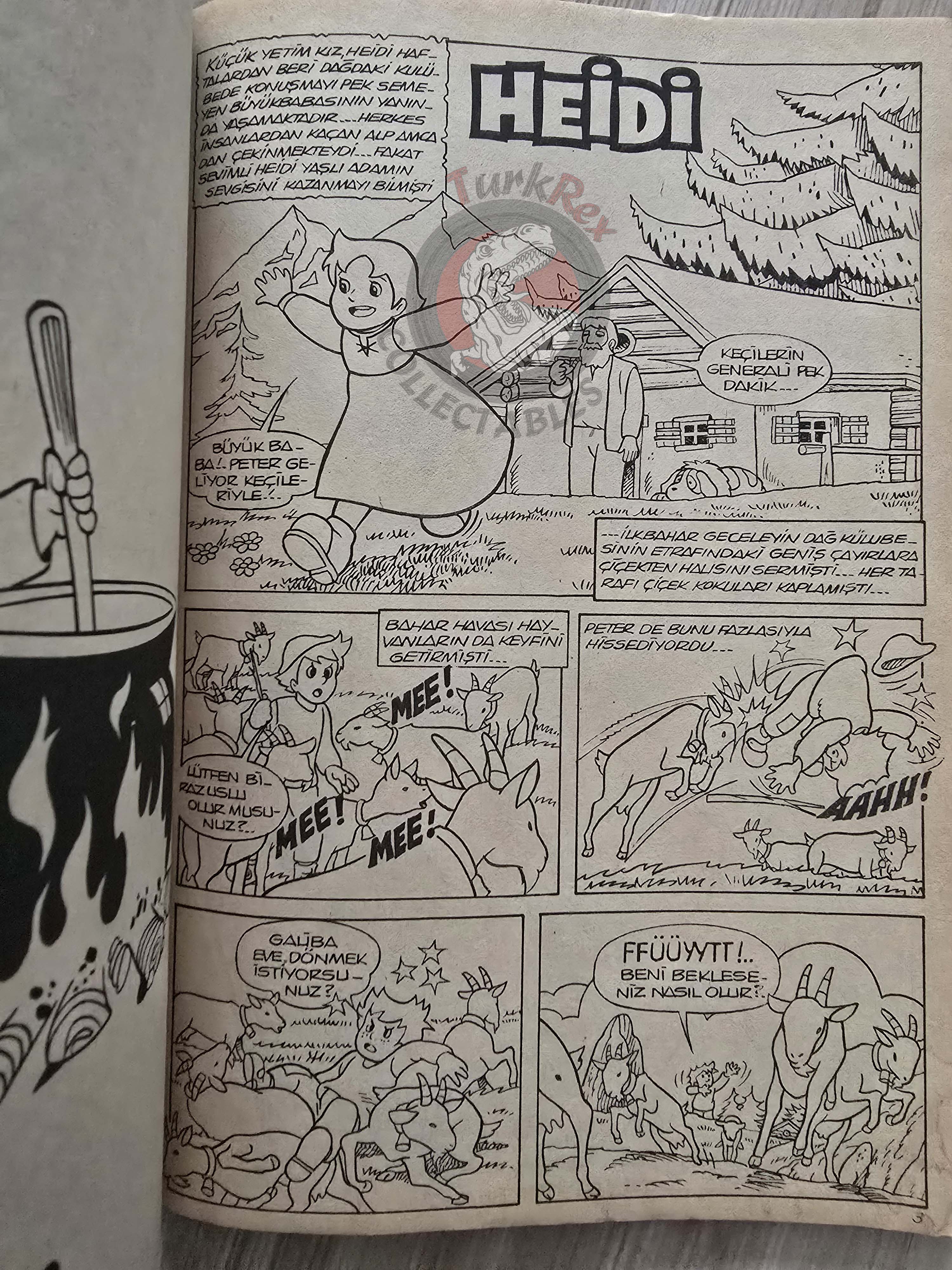 TV Heroes #7 Heidi Pink Panther Gulliver’s Travels Turkish Comic Turkey