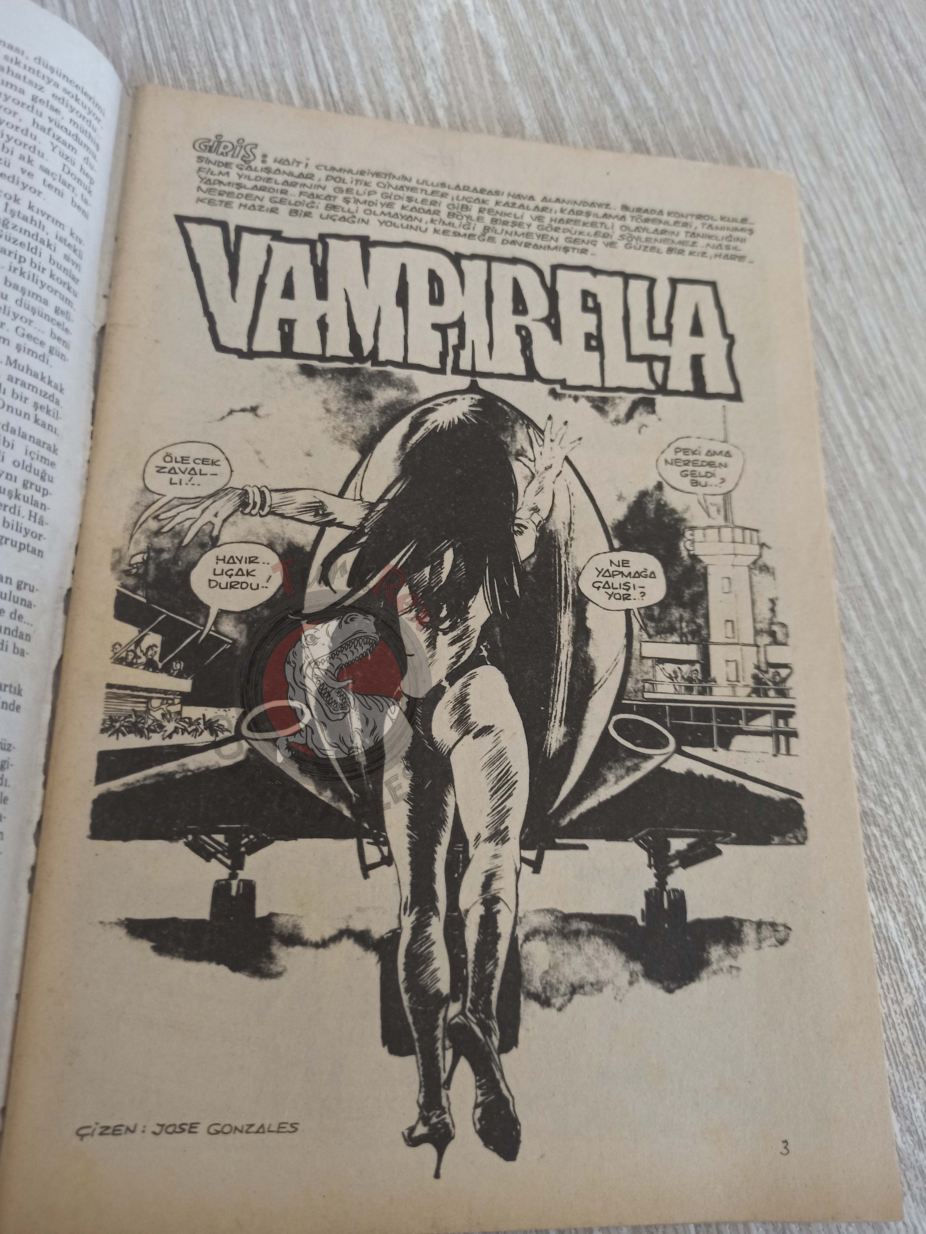 Vampirella #6 1976 Turkish Comic Turkey Warren Publishing cover #51 #16