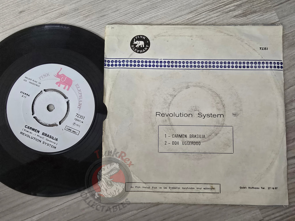 Revolution System – Carmen Brasilia 7" Turkish Pressing Vinyl Turkey Edition