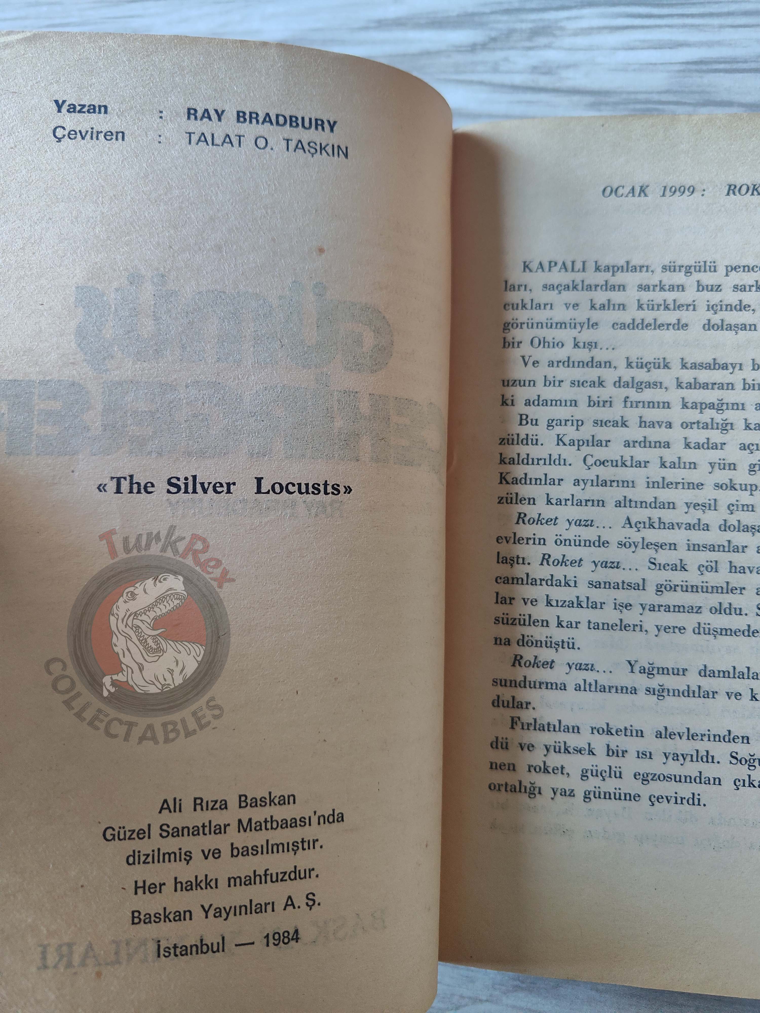 Ray Bradbury – The Silver Locusts 1984 1st Turkish Book Turkey