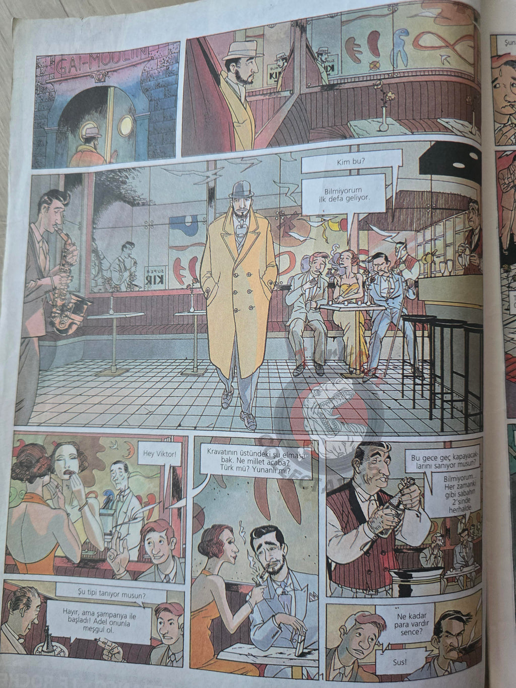 Georges Simenon - Maigret et la danseuse du Gai-Moulin Turkish Comic Turkey LeFrancq