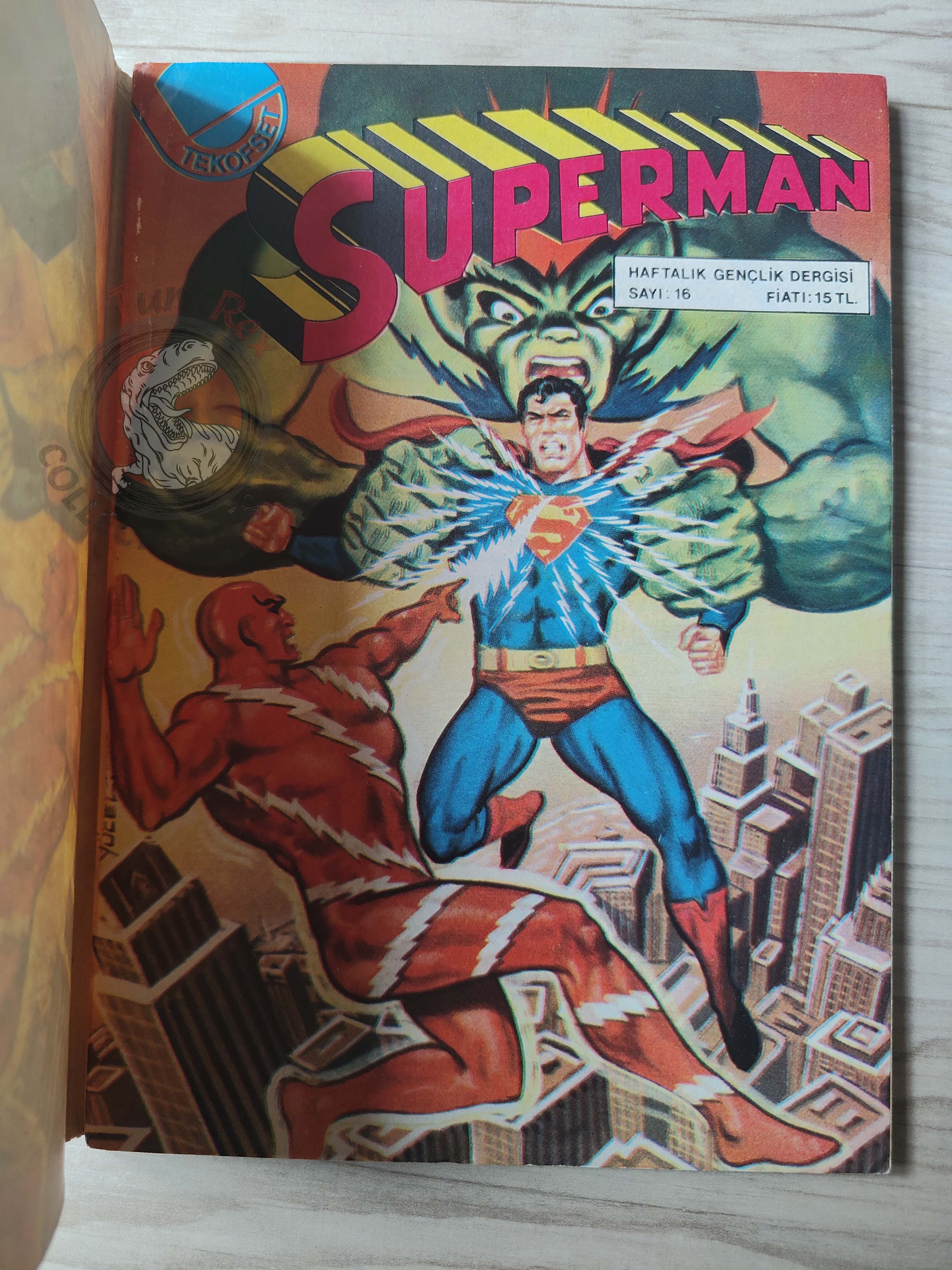 Superman Vol #6 1980s Turkish Comic Turkey Action Comics #398 #399 #400