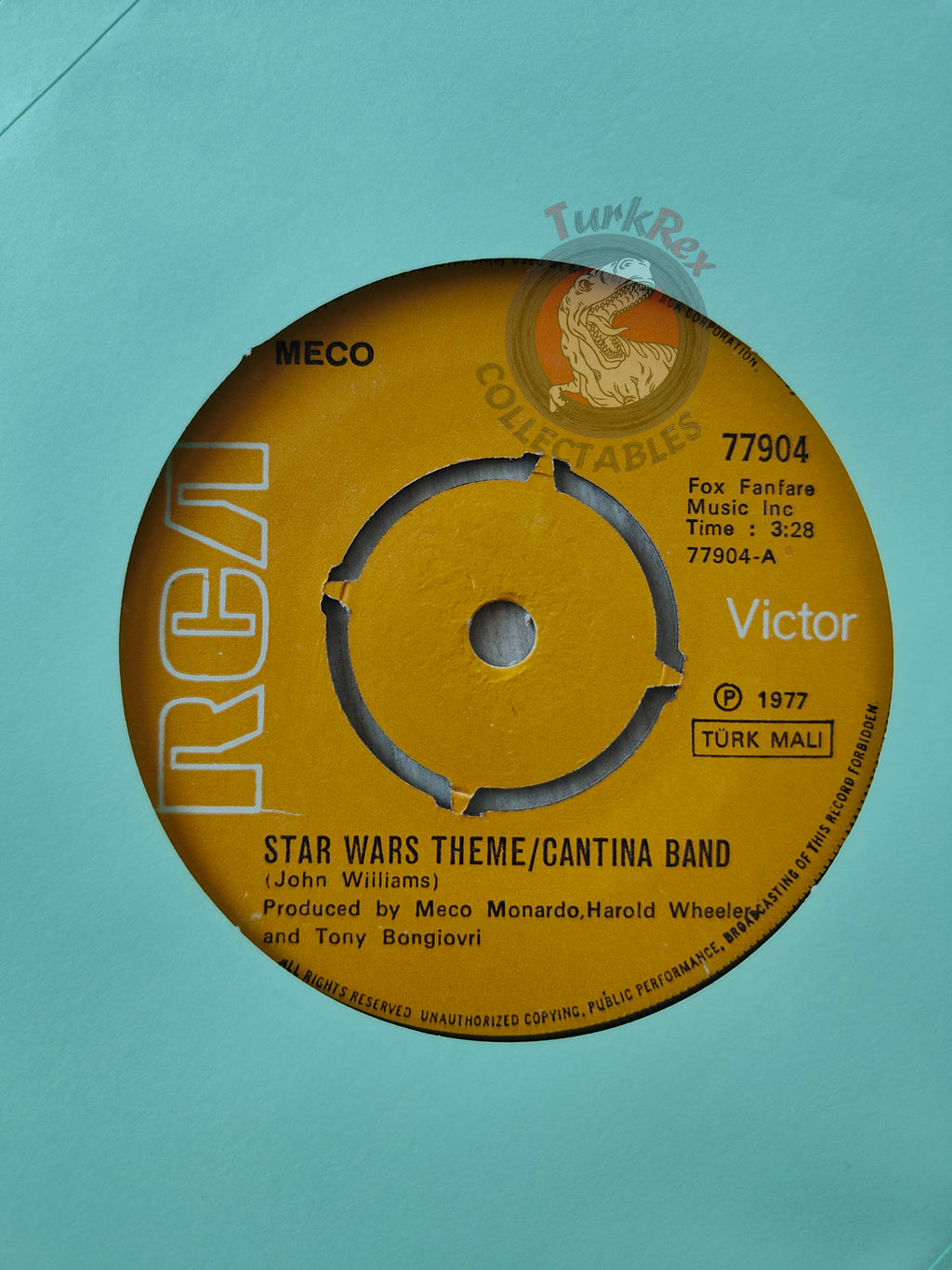 Meco – Star Wars Theme 7" Turkish Pressing Vinyl Turkey Edition