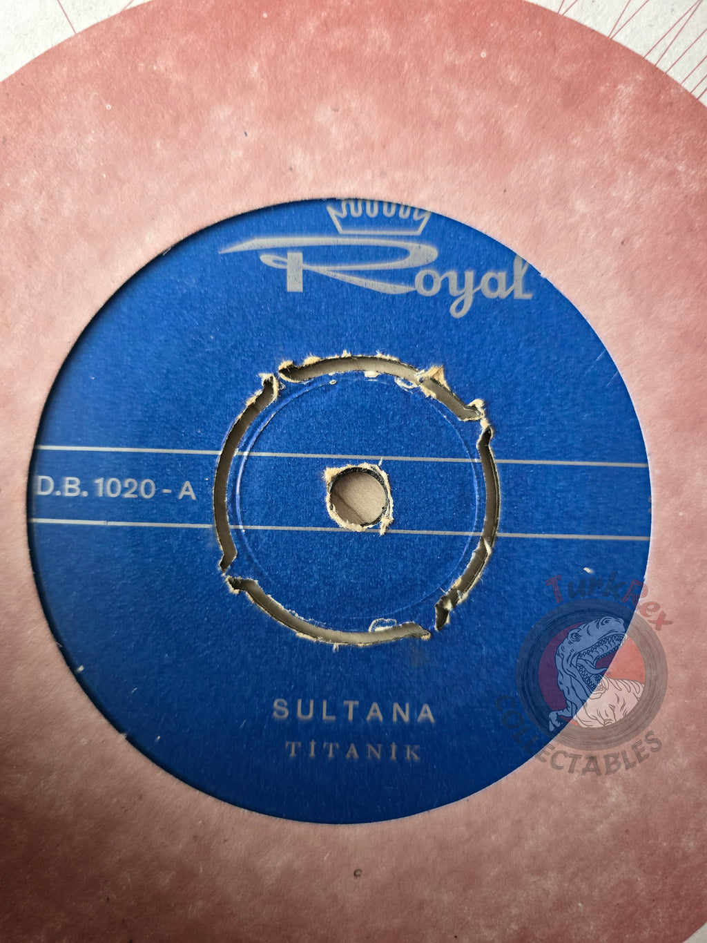 Titanic – Sing Fool Sing / Sultana 7" Iran Pressing Vinyl Iranian Edition