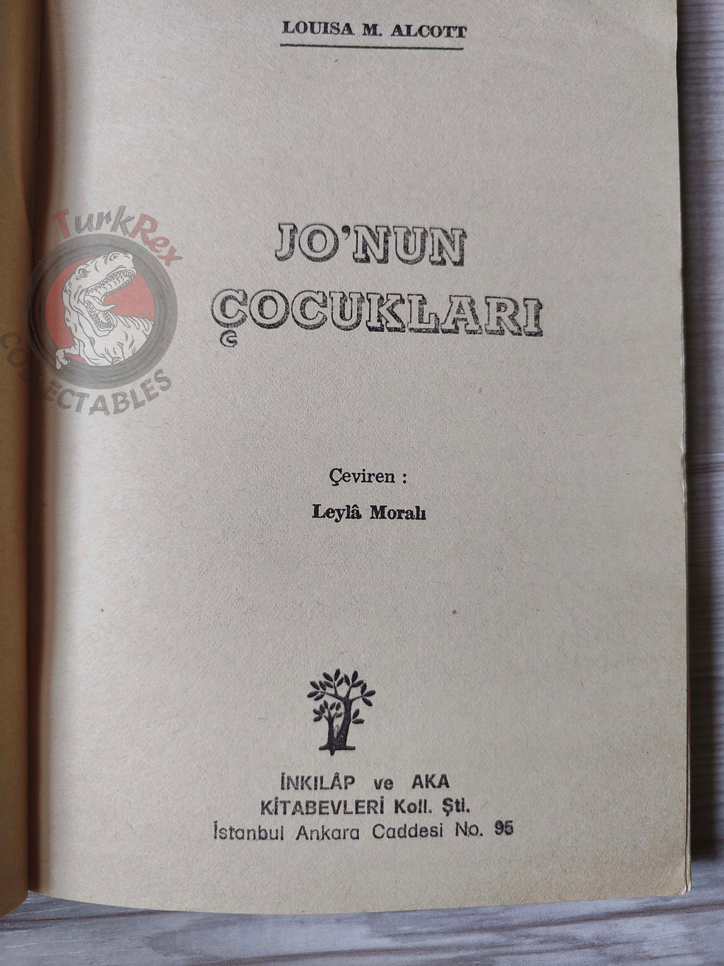 Louise M. Alcott – Jo's Boys 1981 Turkish Book Turkey