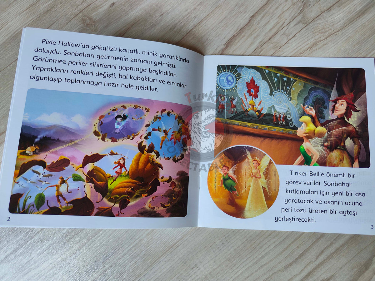 Tinker Bell and the Lost Treasure 2013 Turkish Book Turkey Illustrated