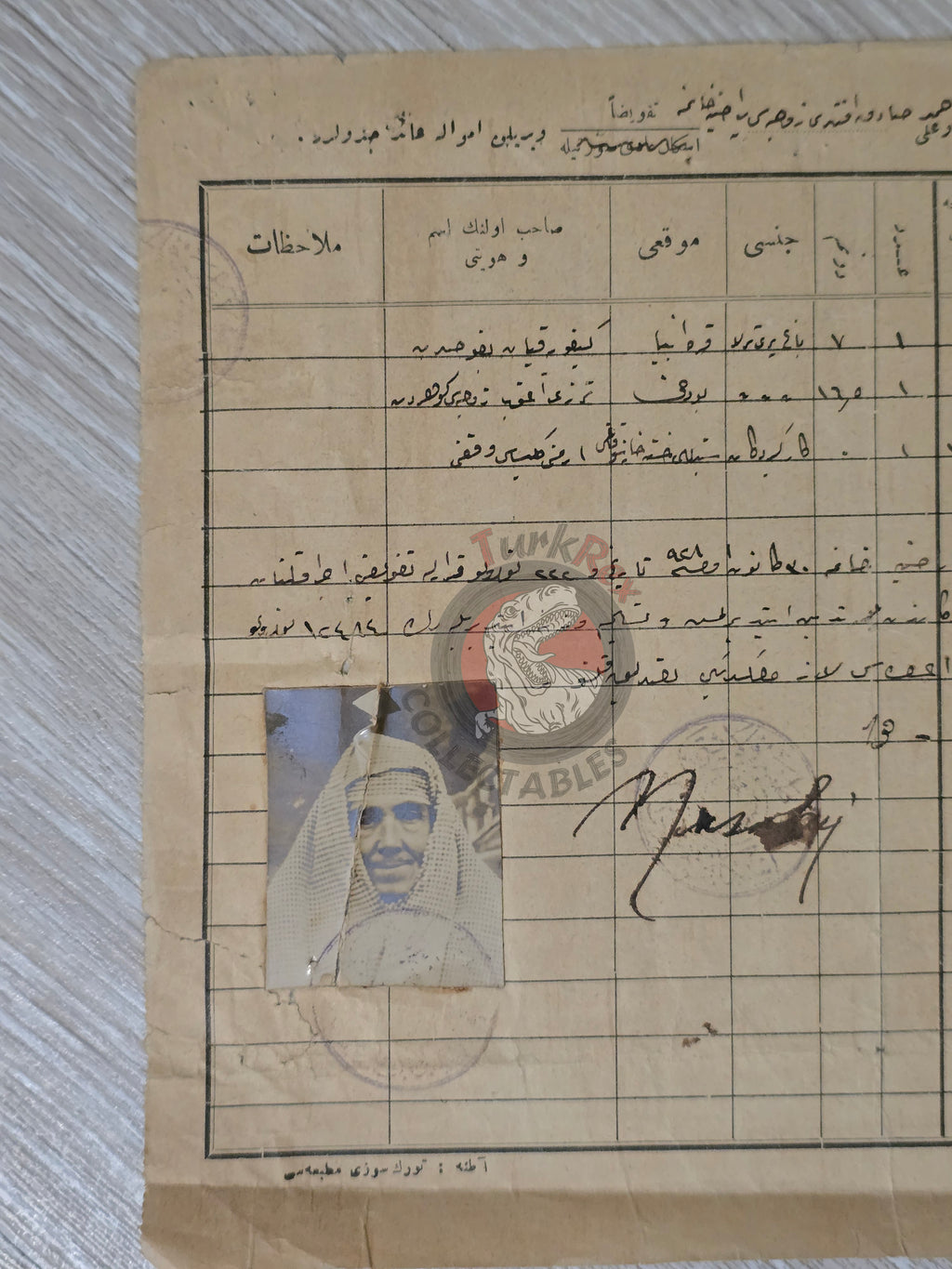 Ottoman Turkish Document on Emval-i Metruke Armenian Properties Armenia Balkans Adana