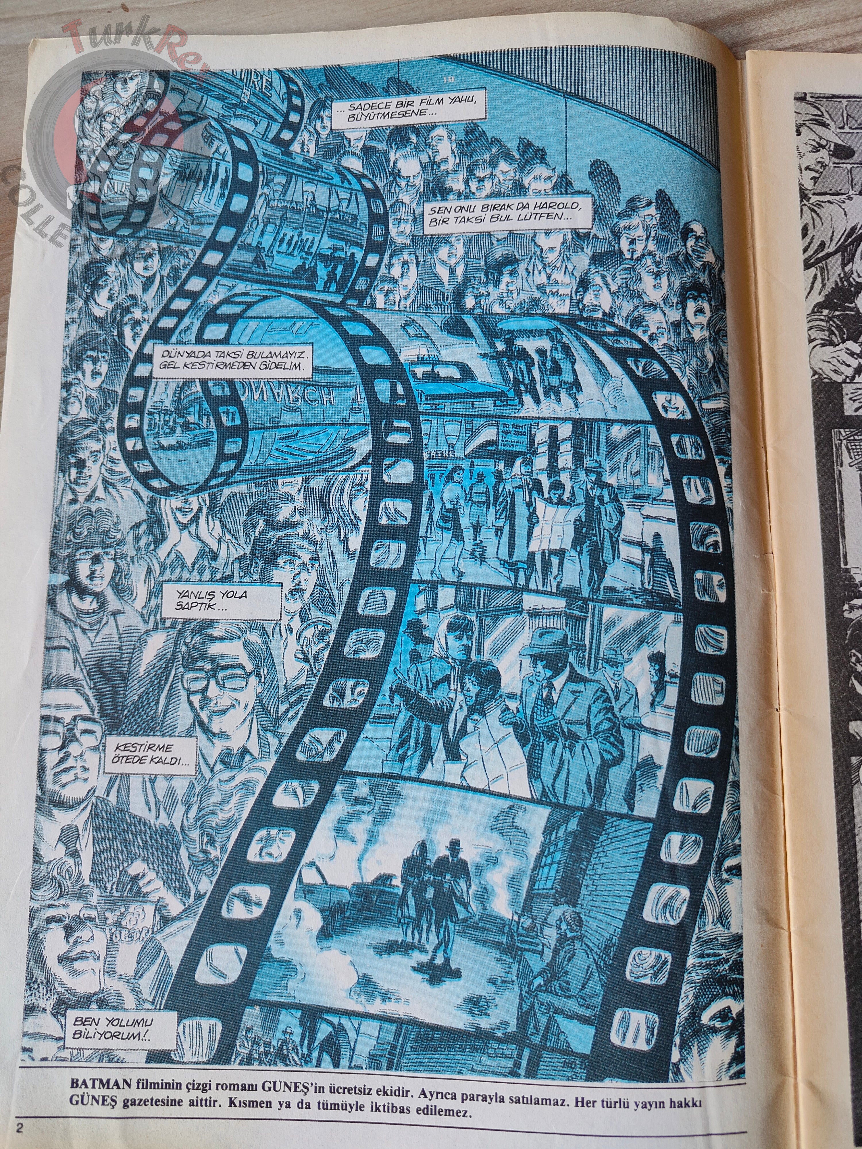 Batman The 1989 Movie Adaptation Issue #1 1989 Turkish Joker Comic Turkey