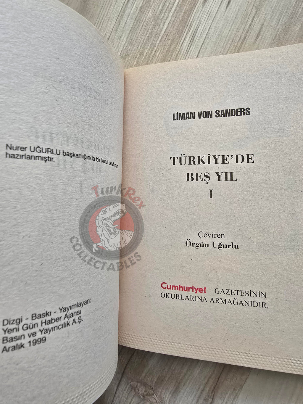 Liman von Sanders – Five Years in Turkey 1998 Turkish Book Turkey