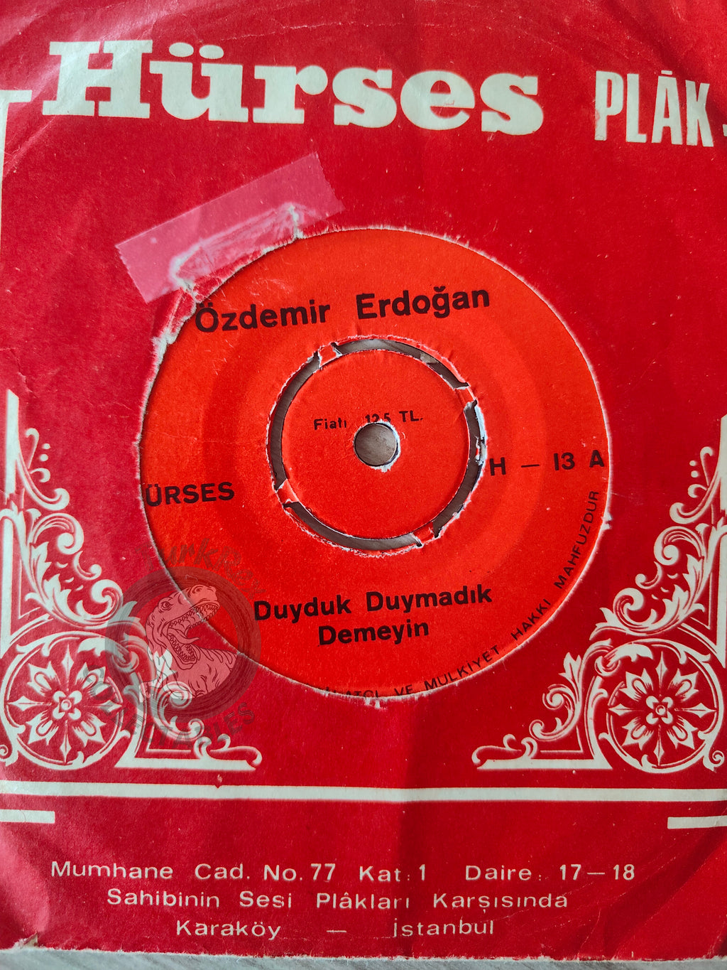 Özdemir Erdoğan – Duyduk Duymadık Demeyin 7" Turkish Pressing Vinyl Turkey Edition