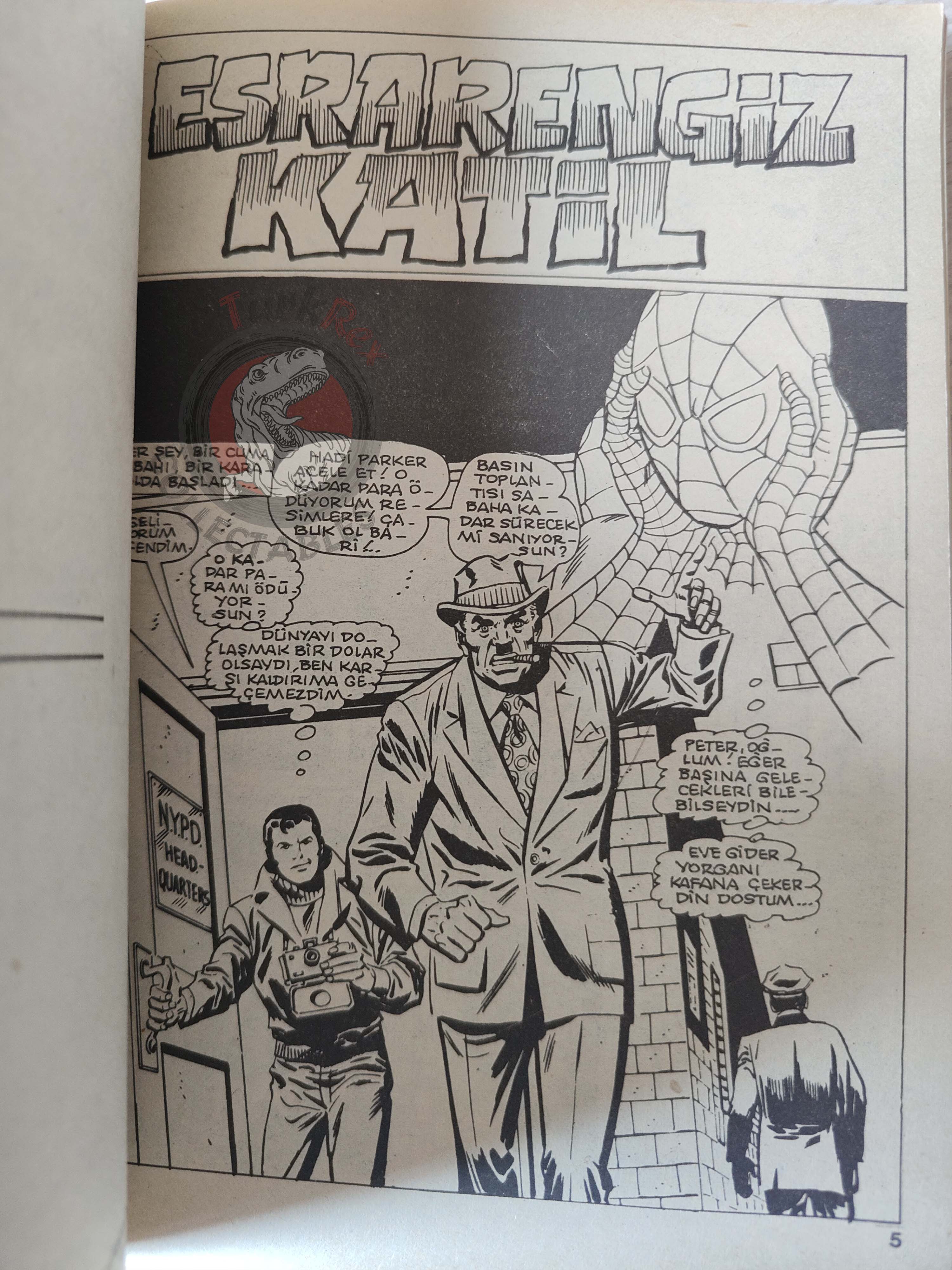 Spider-Man Vol #103 Turkish Comic Turkey Spectacular #58 #59 #60 #71 #67 Indiana Jones