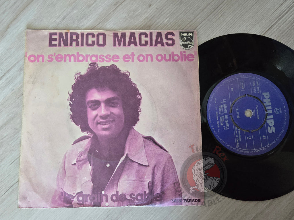 Enrico Macias – On S'Embrasse Et On Oublie 7" Turkish Pressing Vinyl Turkey Edition