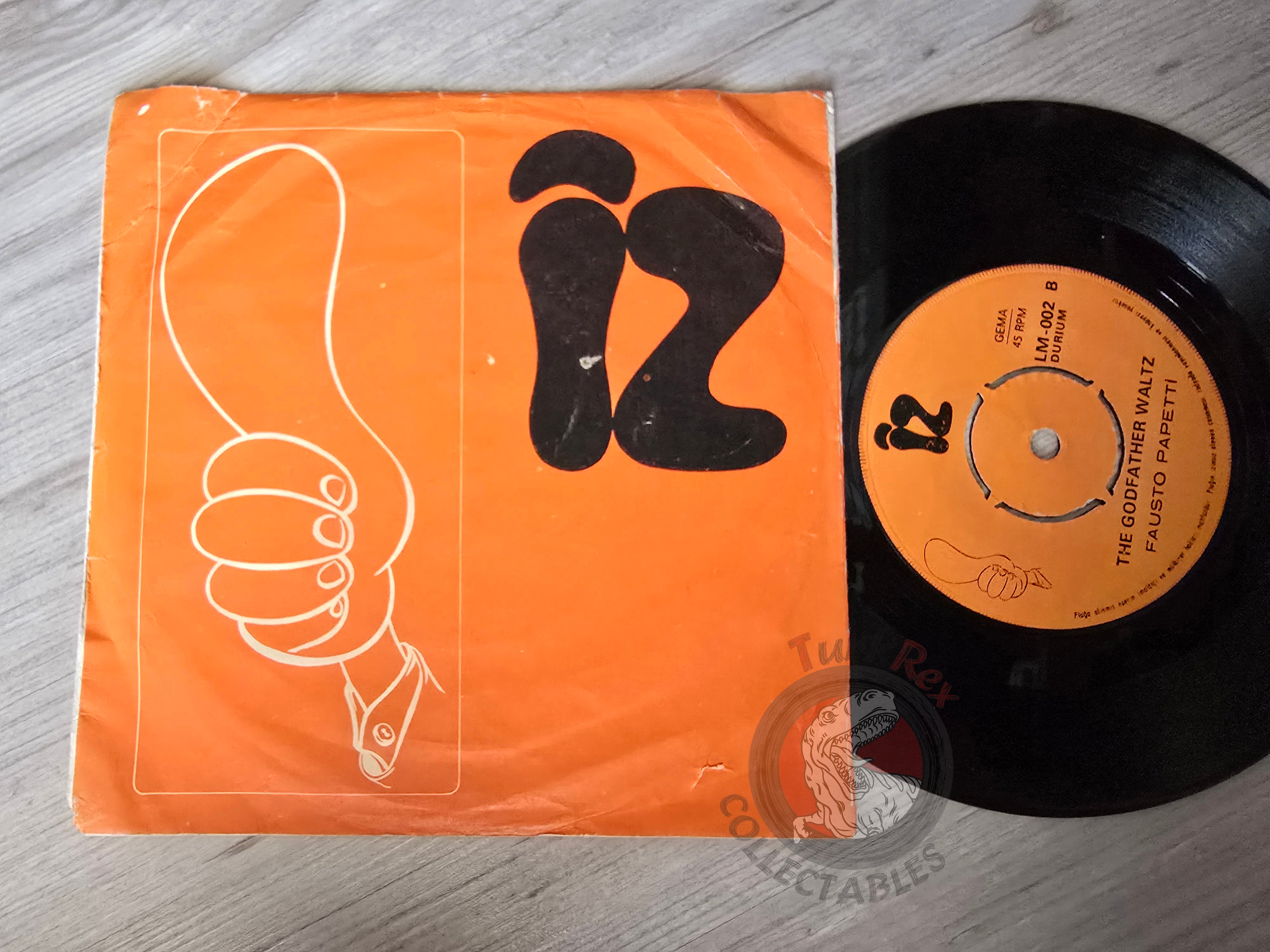 Fausto Papetti – Love Theme From The Godfather 7" Turkish Pressing Vinyl Turkey Edition