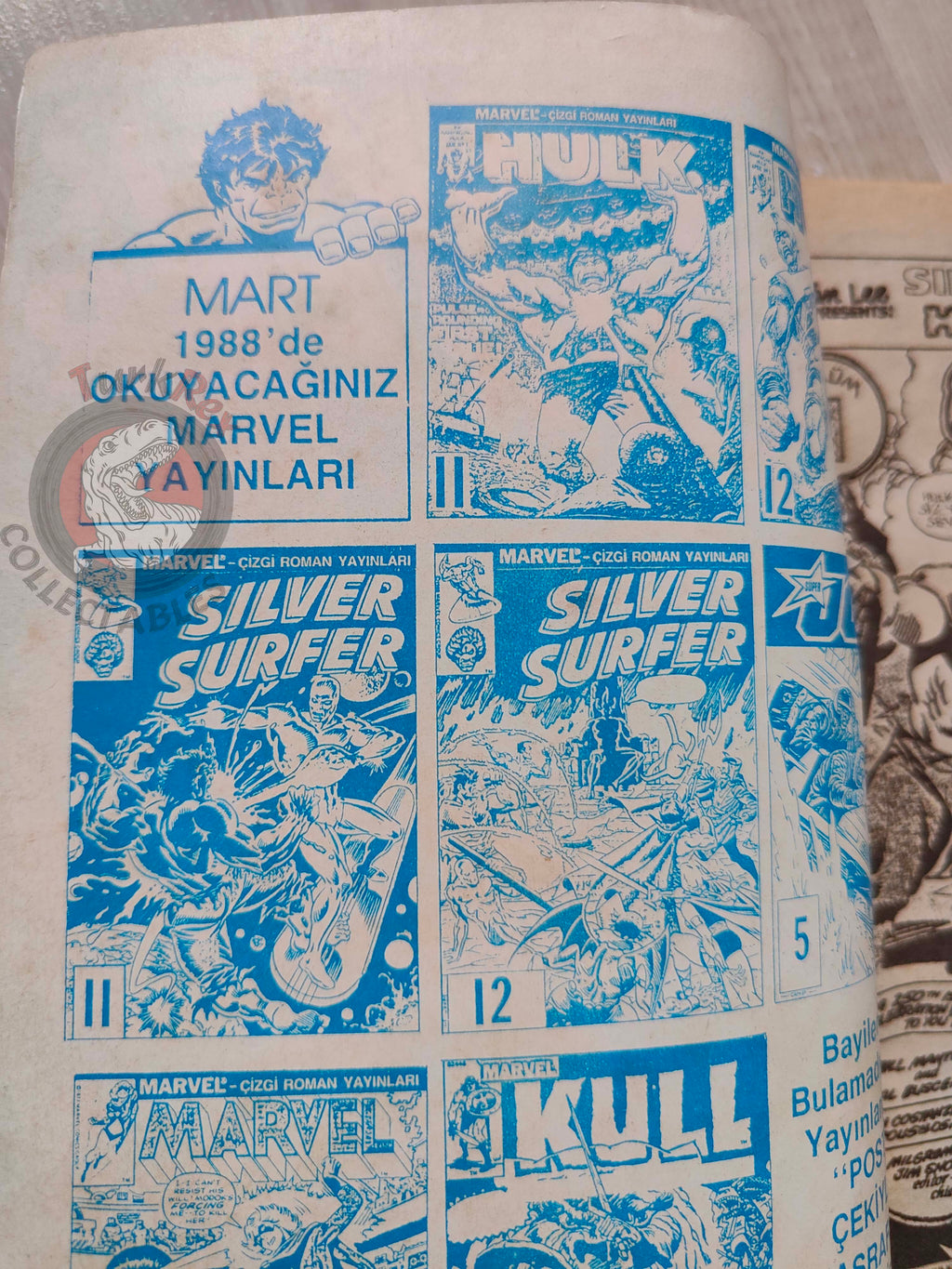 Silver Surfer #11 1988 Turkish Comic Turkey The Incredible Hulk #250 Defenders #98
