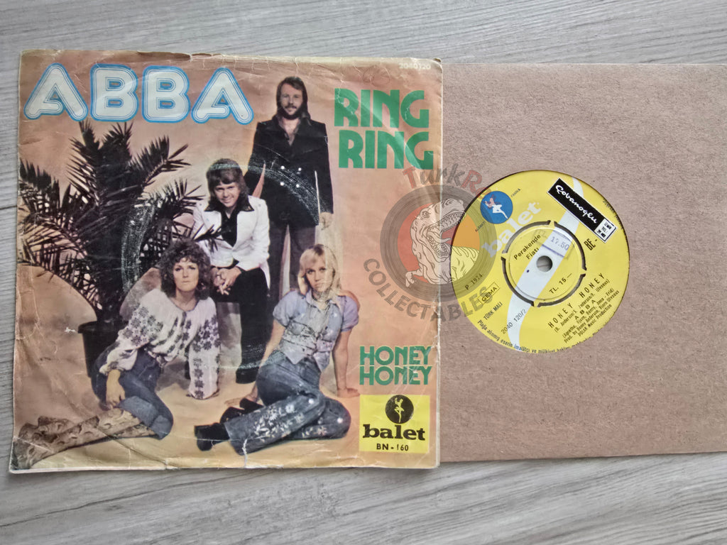 ABBA – Ring Ring 7" Turkish Pressing Vinyl Turkey Edition