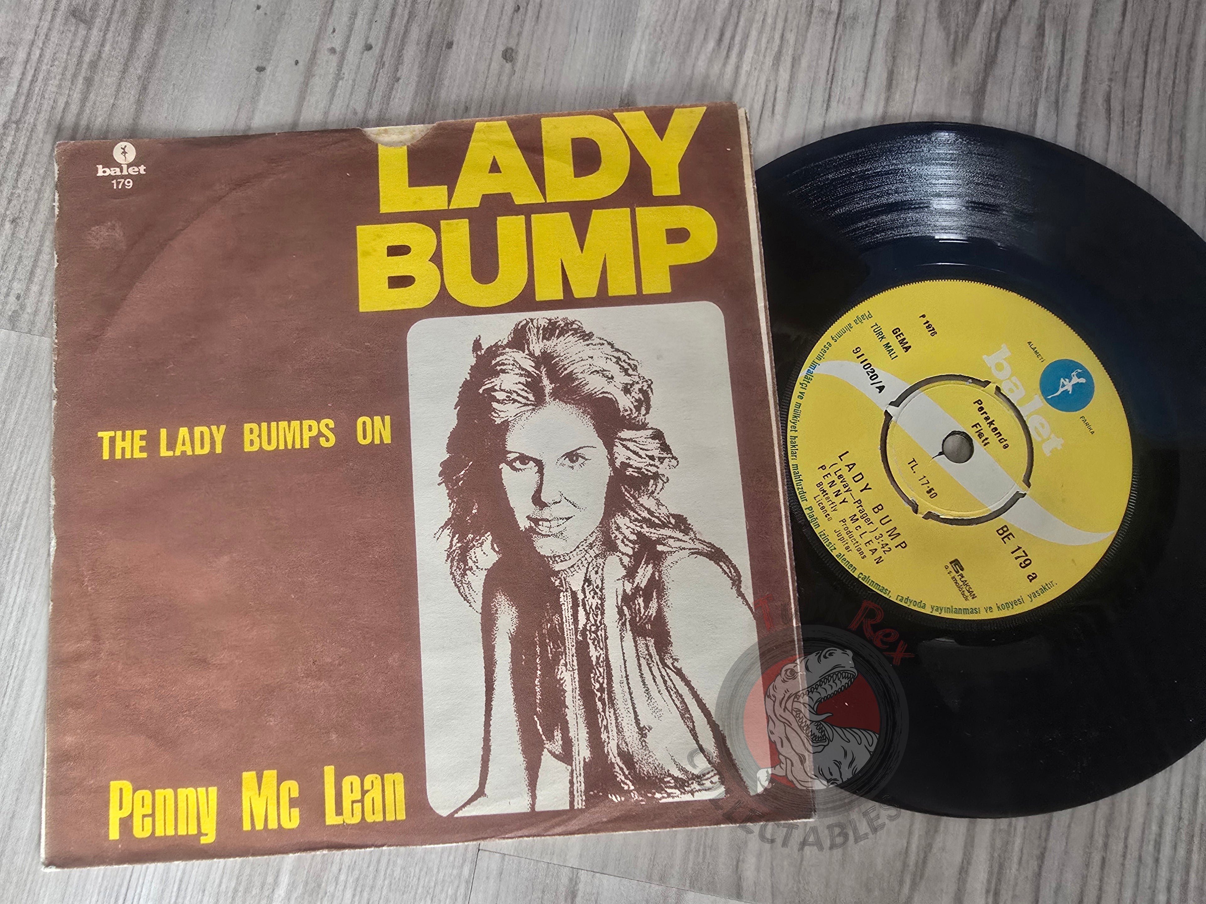 Penny McLean – Lady Bump 7" Turkish Pressing Vinyl Turkey Edition