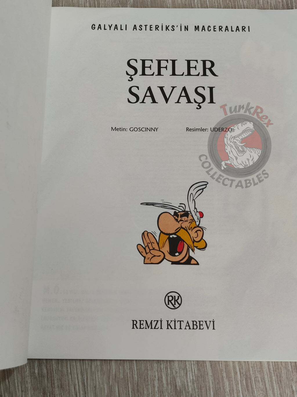 Asterix – Asterix and the Big Fight 1994 1st Edition Turkish Edition Comic Turkey