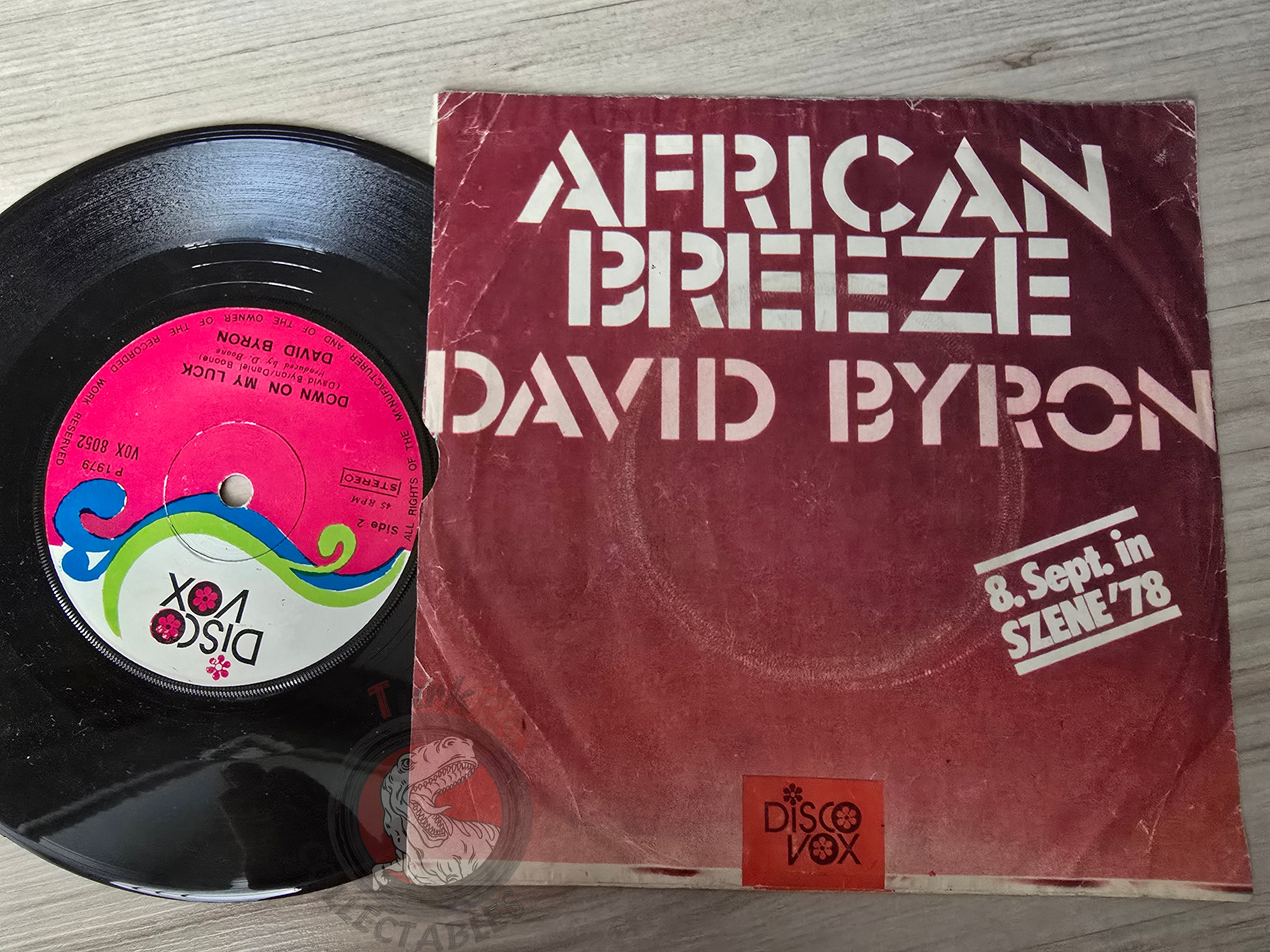 David Byron – African Breeze 7" Turkish Pressing Vinyl Turkey Edition Uriah Heep