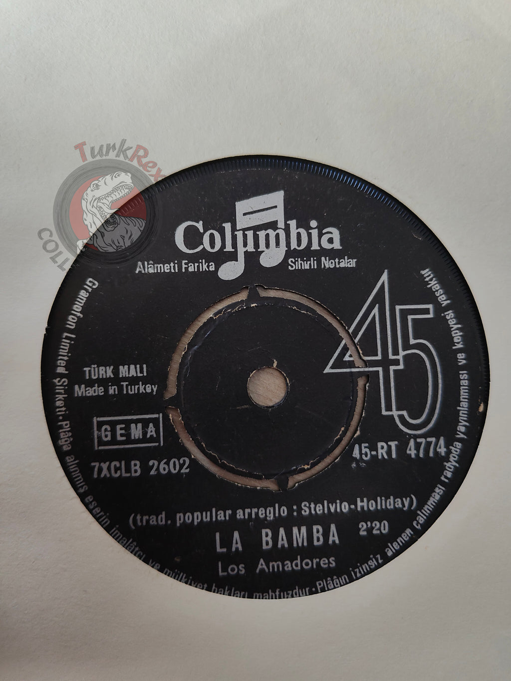 Los Amadores – La Bamba 7" Turkish Pressing Vinyl Turkey Edition