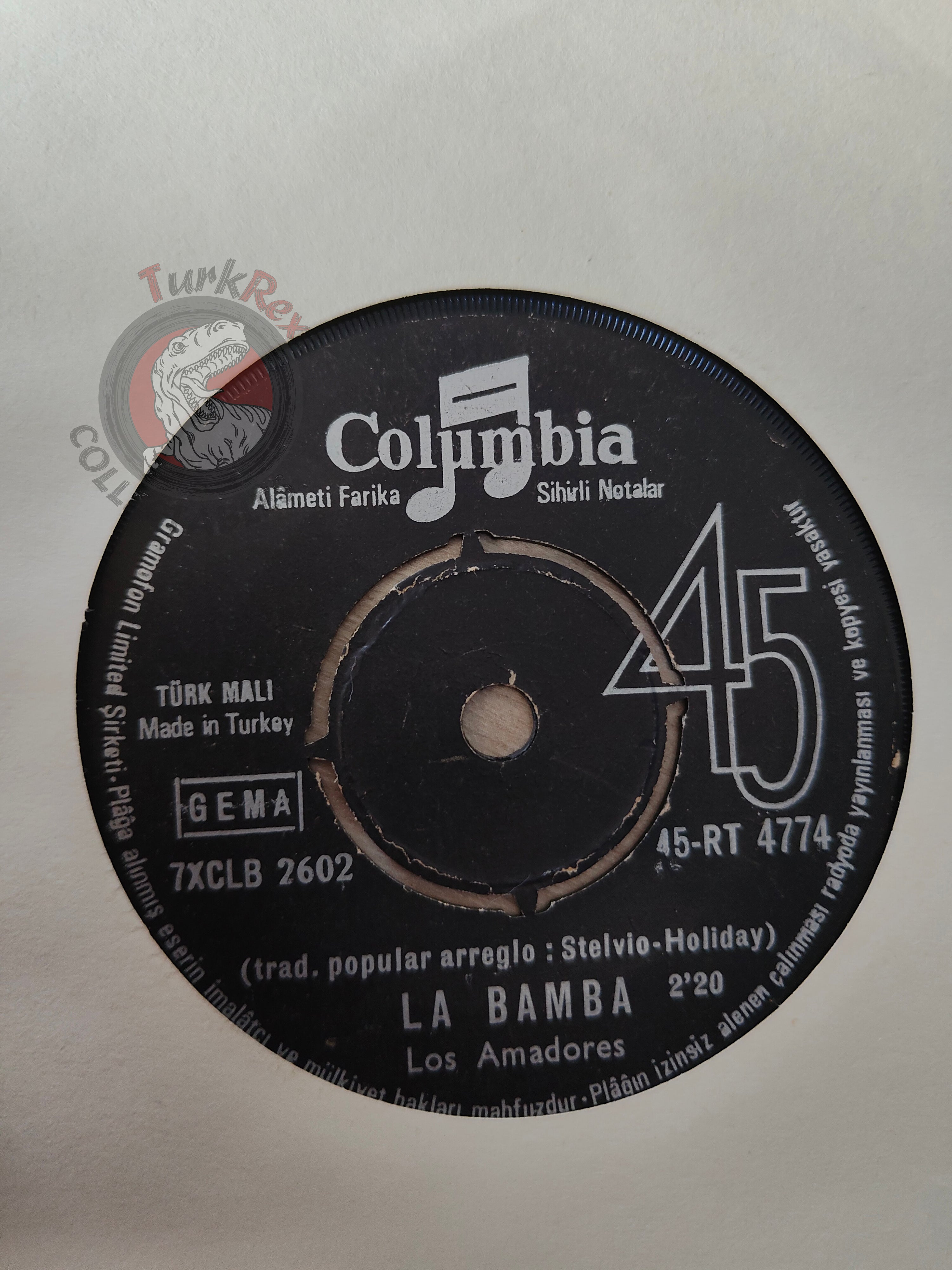 Los Amadores – La Bamba 7" Turkish Pressing Vinyl Turkey Edition