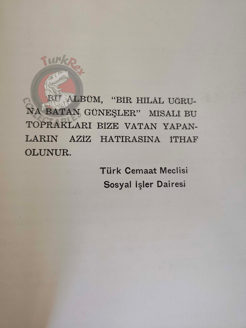 Cyprus Martyrs' Album 1963 1st Turkish Book Turkey Cypriot Killed