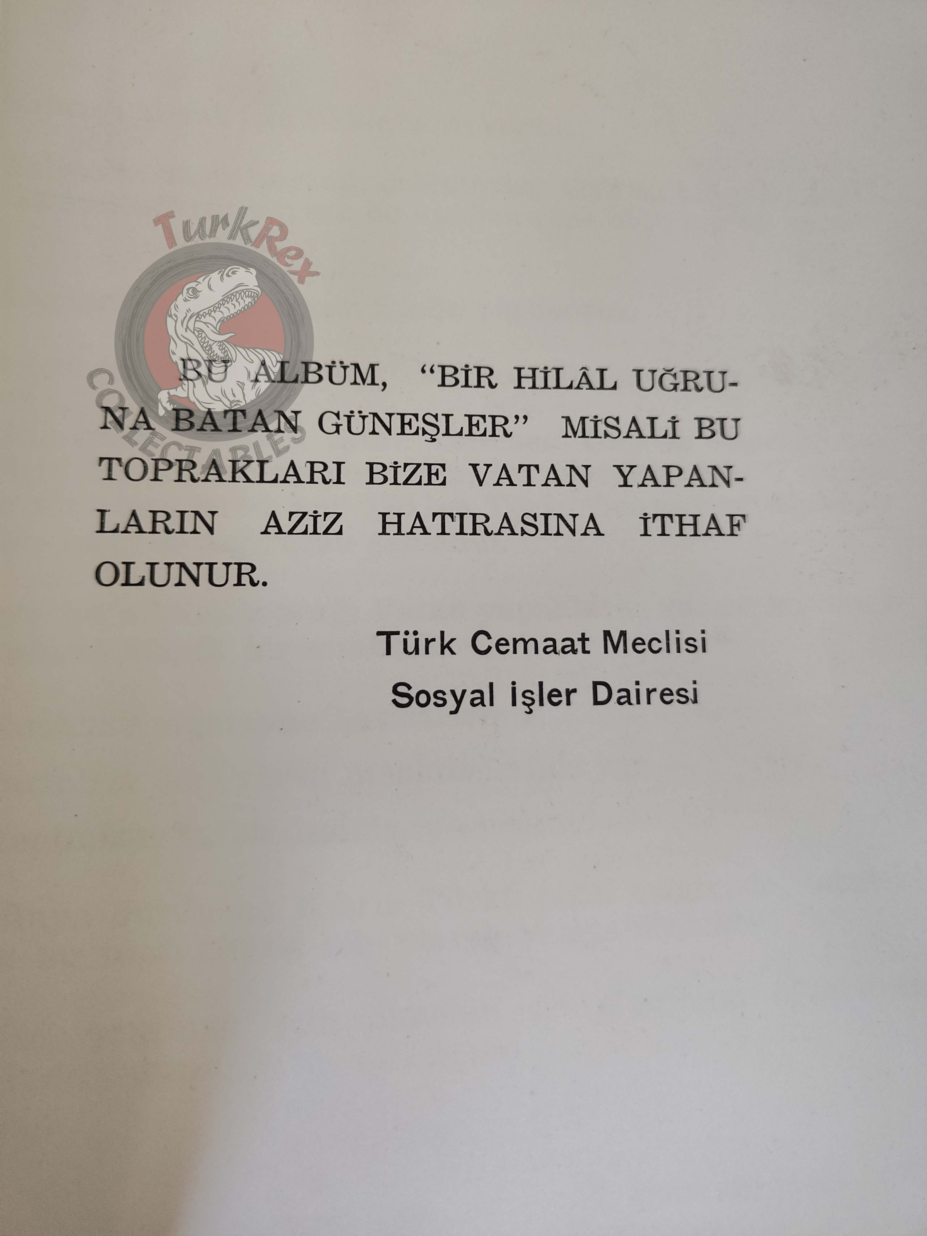 Cyprus Martyrs' Album 1963 1st Turkish Book Turkey Cypriot Killed