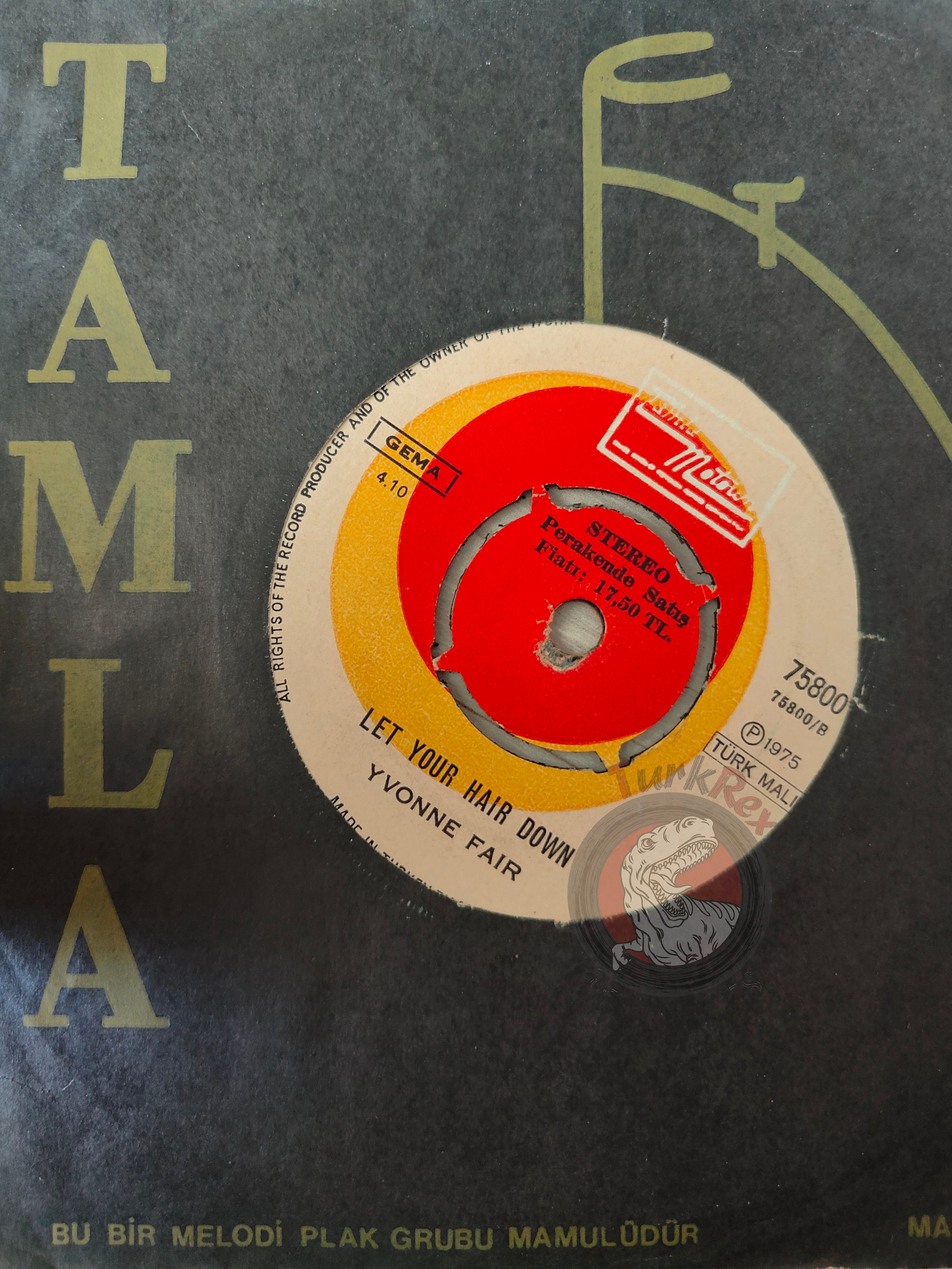 Yvonne Fair – Funky Music Sho Nuff Turns Me On 7" Turkish Pressing Vinyl Turkey Edition