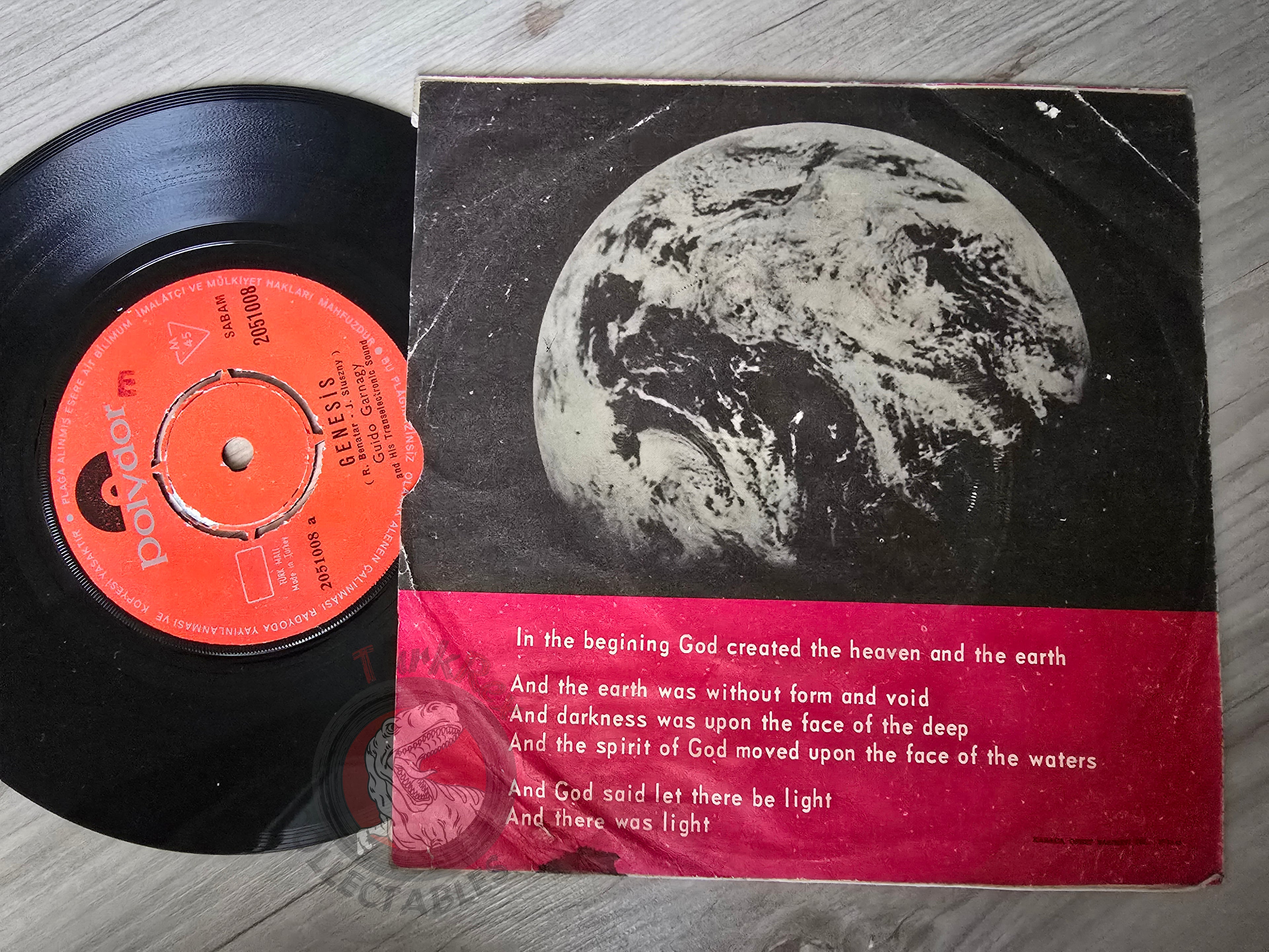 Guido Garnagy – Genesis 7" Turkish Pressing Vinyl Turkey Edition