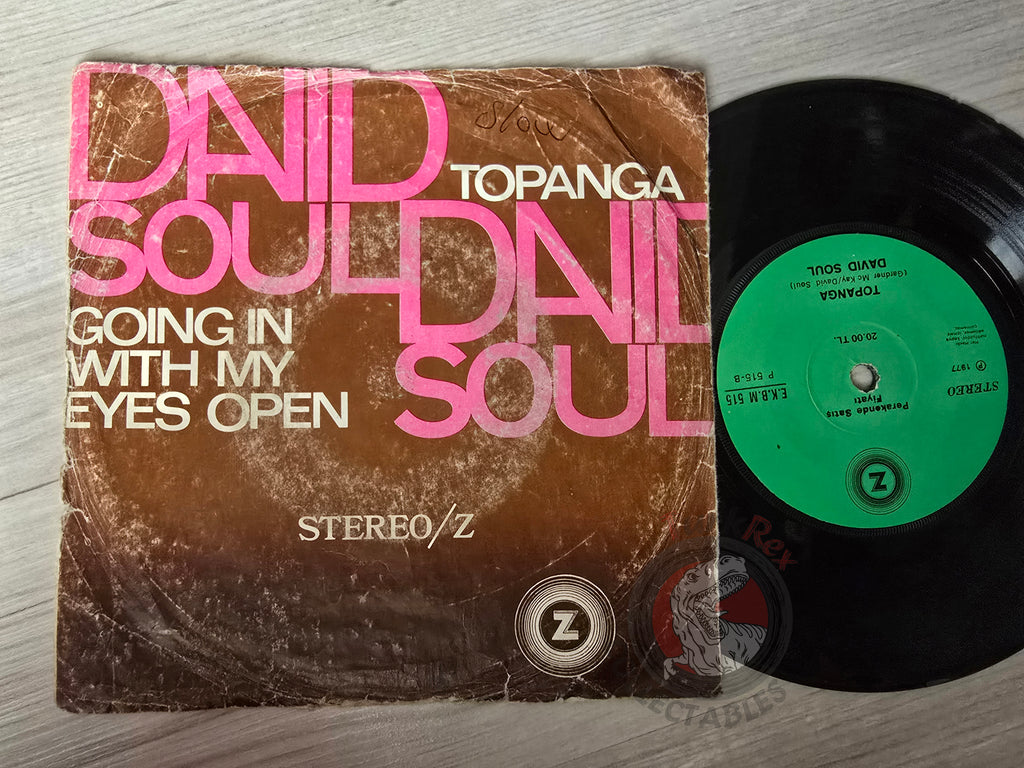 David Soul – Going In With My Eyes Open 7" Turkish Pressing Vinyl Turkey Edition