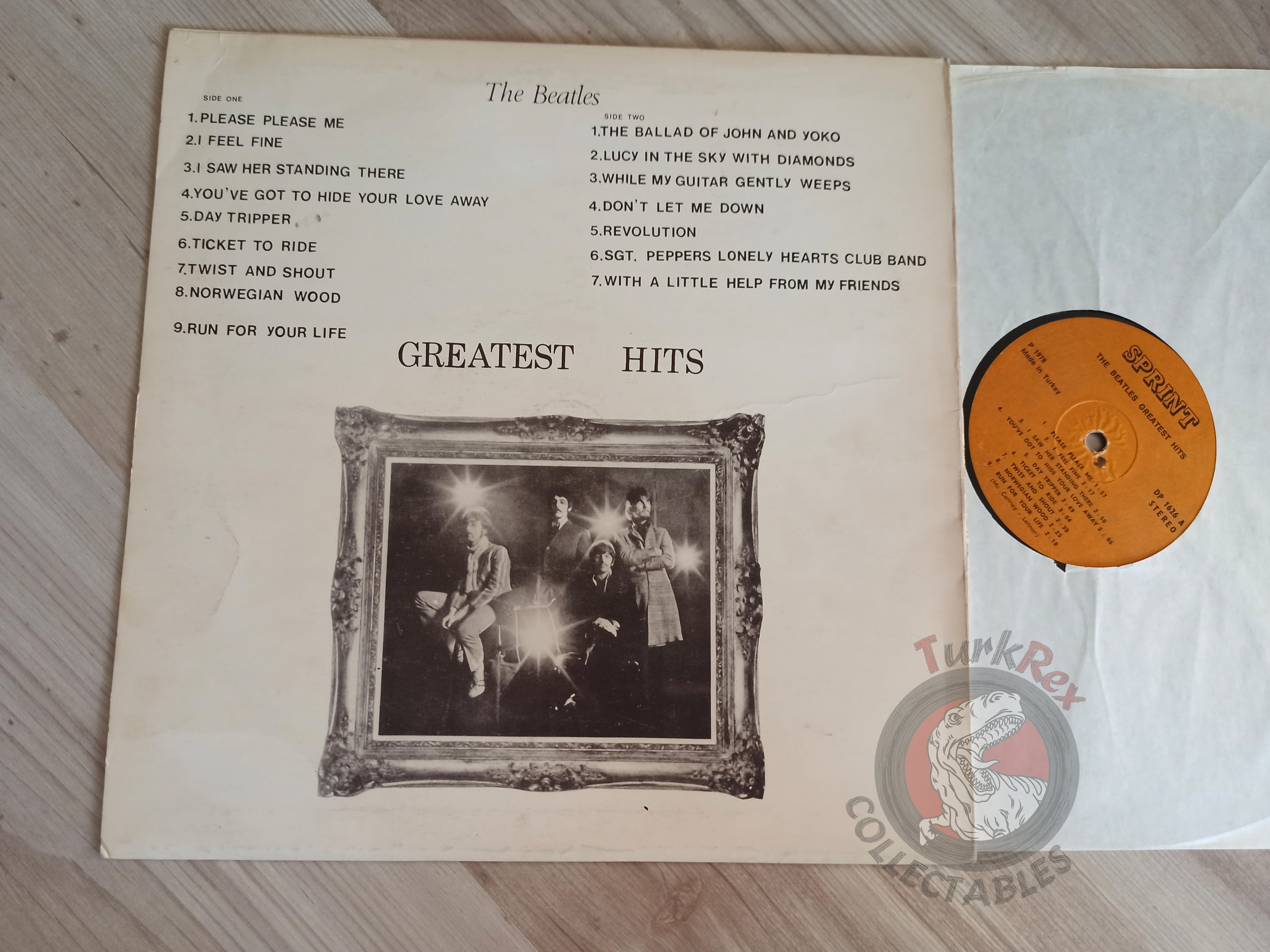 Beatles - Greatest Hits Turkish Pressing Vinyl Turkey Edition