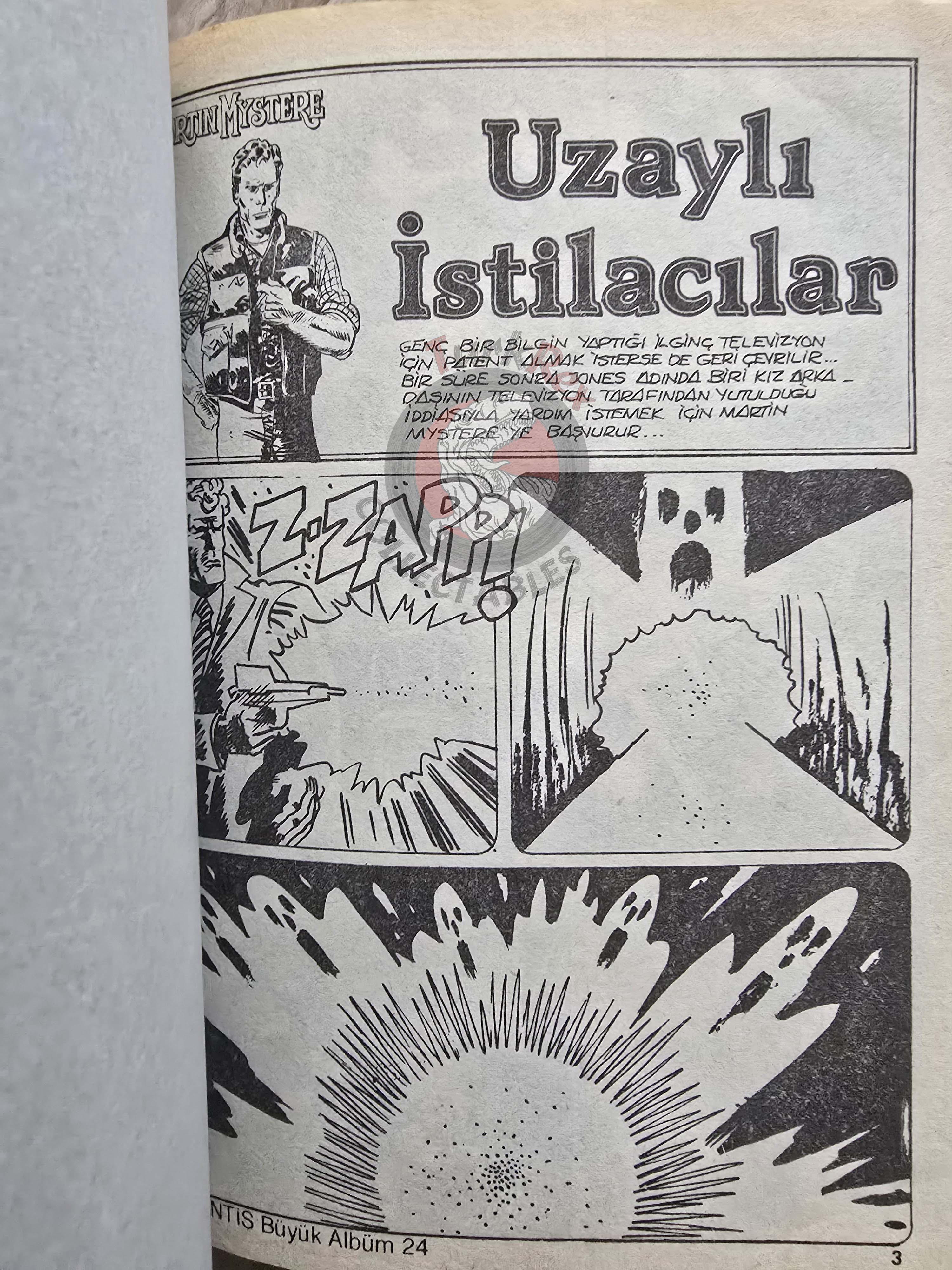 Martin Mystère #24 Quarta Dimension 80s Turkish Comic Turkey #65 #1