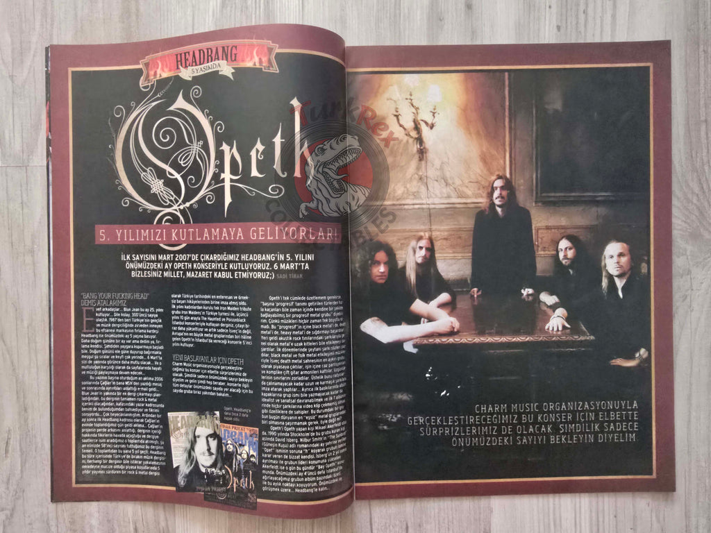 Headbang 2012 Opeth Turkish Mag Turkey Van Halen Lamb of God Lacuna Coil