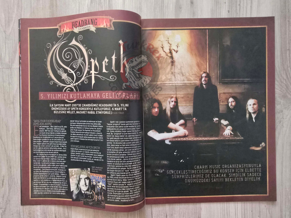 Headbang 2012 Opeth Turkish Mag Turkey Van Halen Lamb of God Lacuna Coil